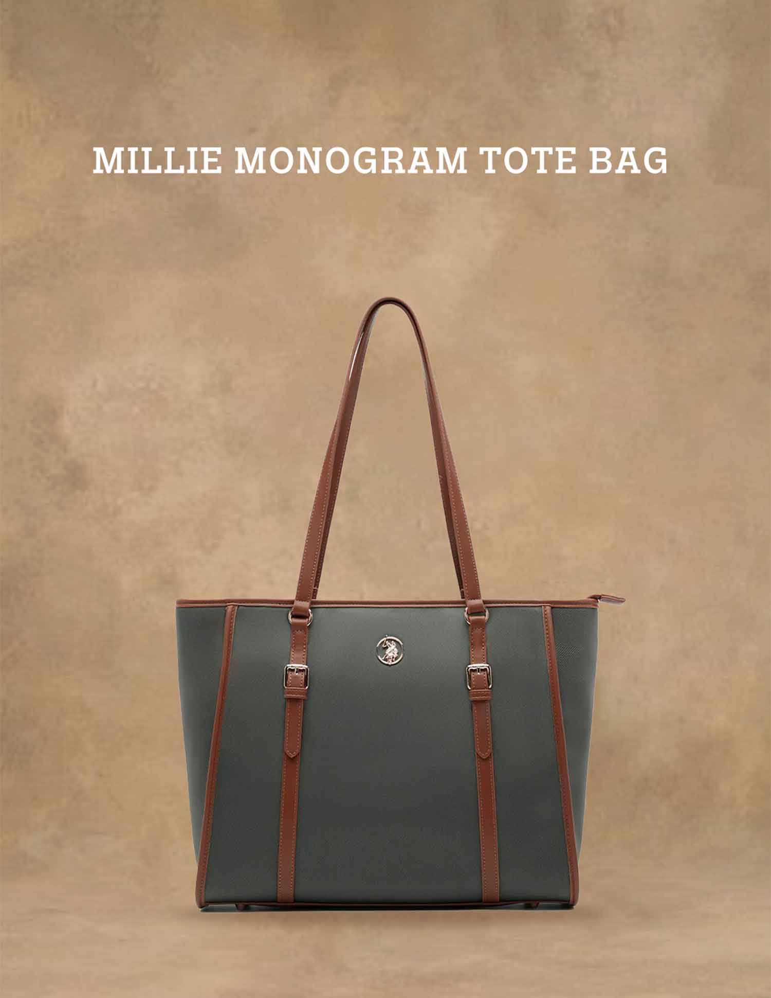 Millie Monogram Tote Bag