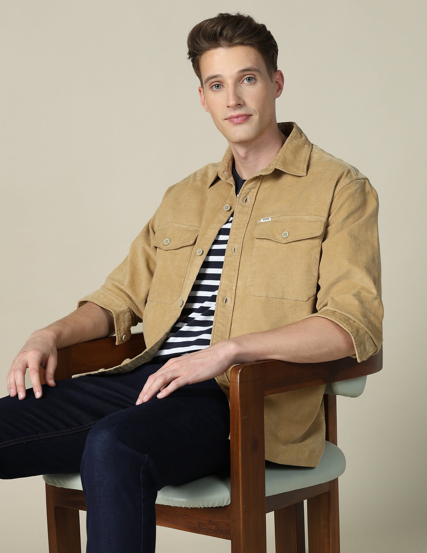 Corduroy Regular Fit Shacket