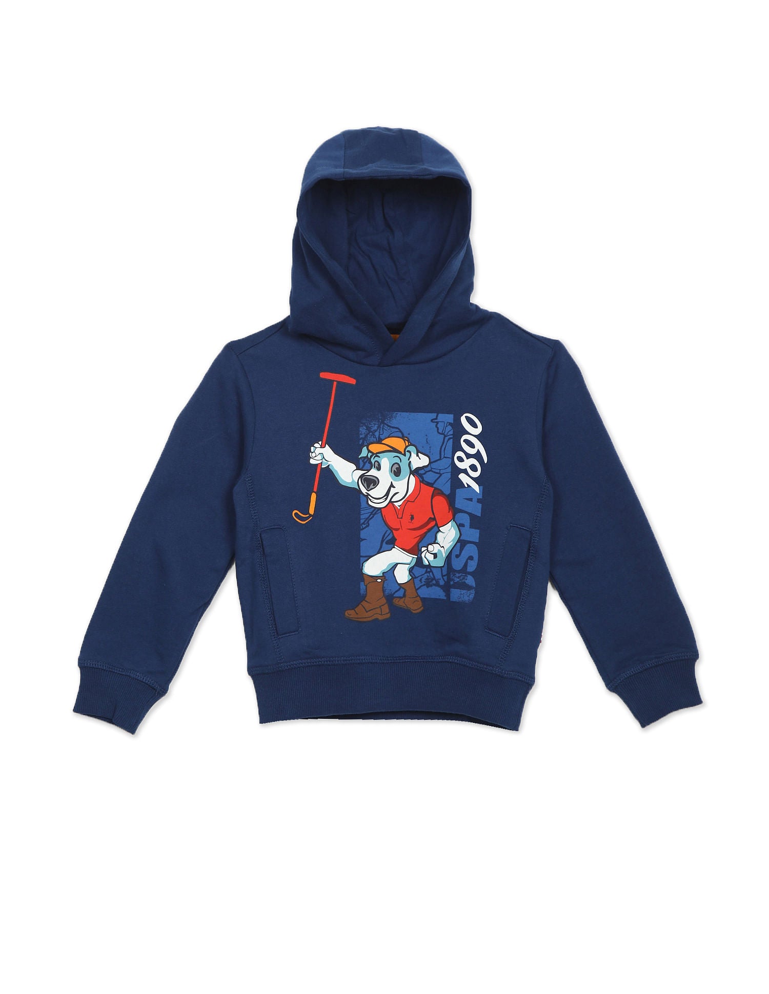 Long Sleeve Graphic Print Hooded Sweatshirt