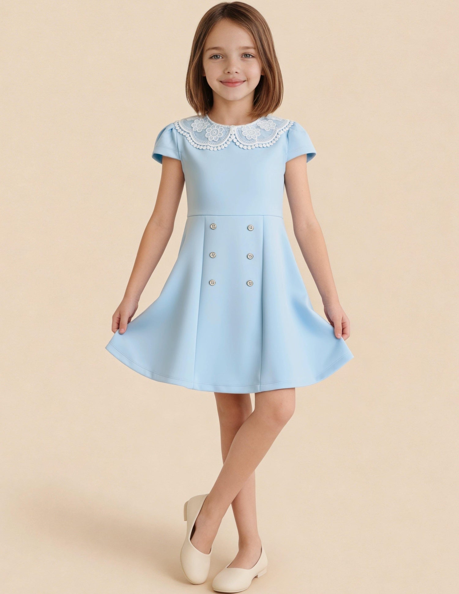 Cut & Sew A-Line Dress