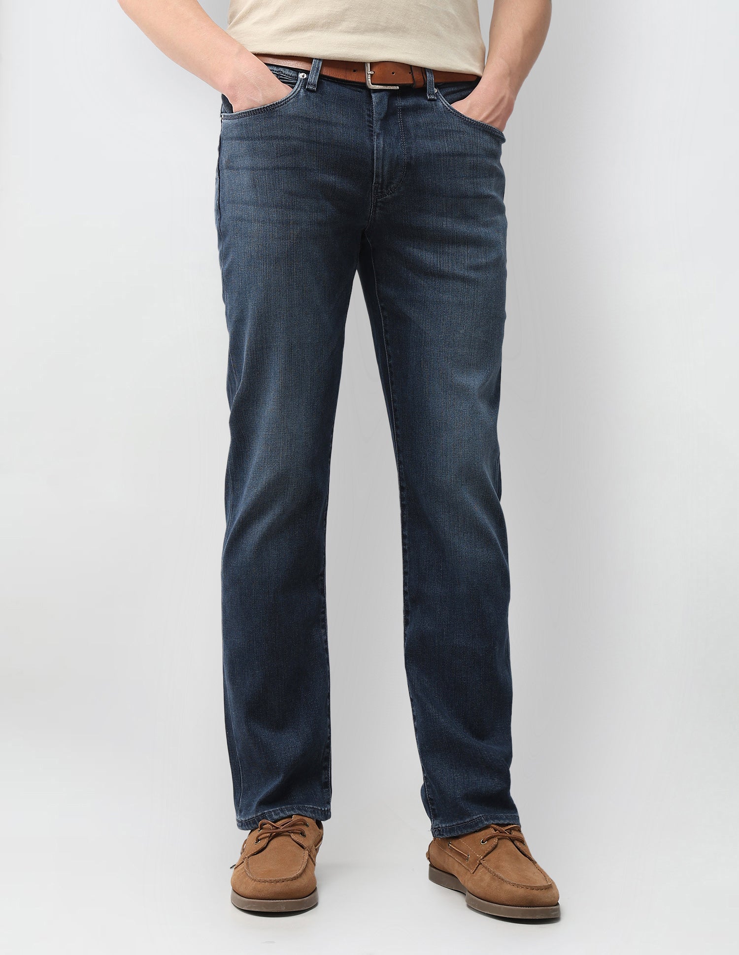 Harold Slim Straight Fit Blue Jeans