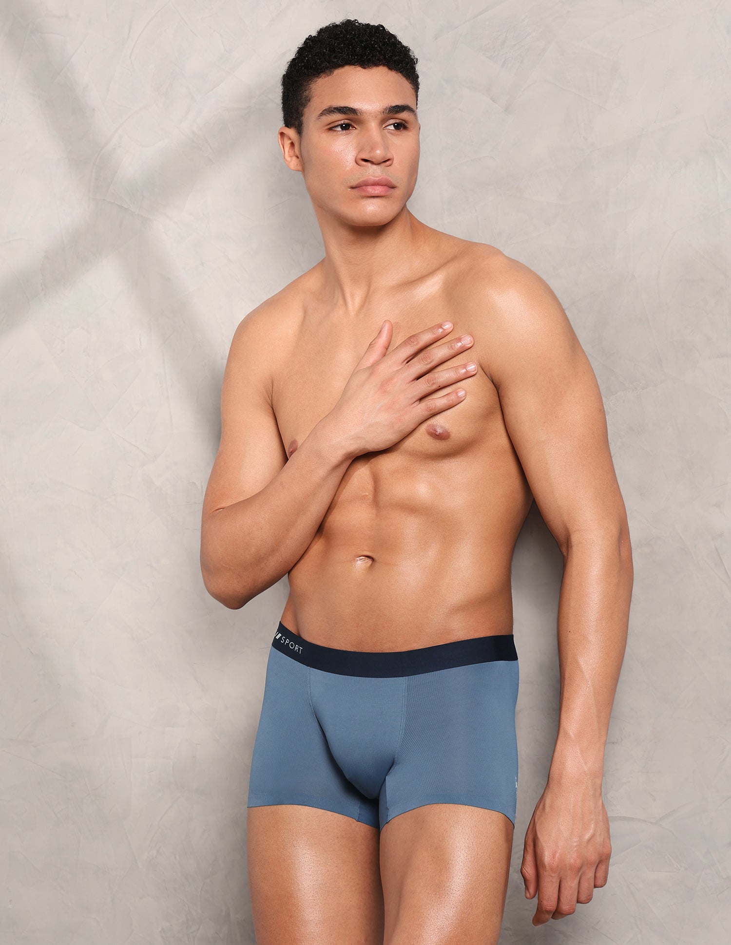 Signature Sports Mesh RT009 Seamless Trunk Vintage Indigo - U.S. Polo Assn. India | Large