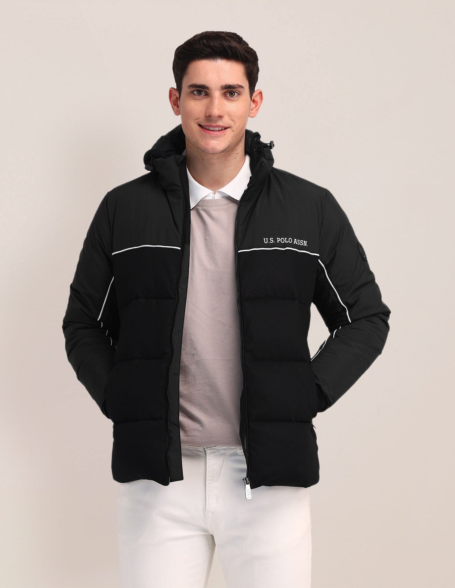 Detachable Hood Padded Jacket