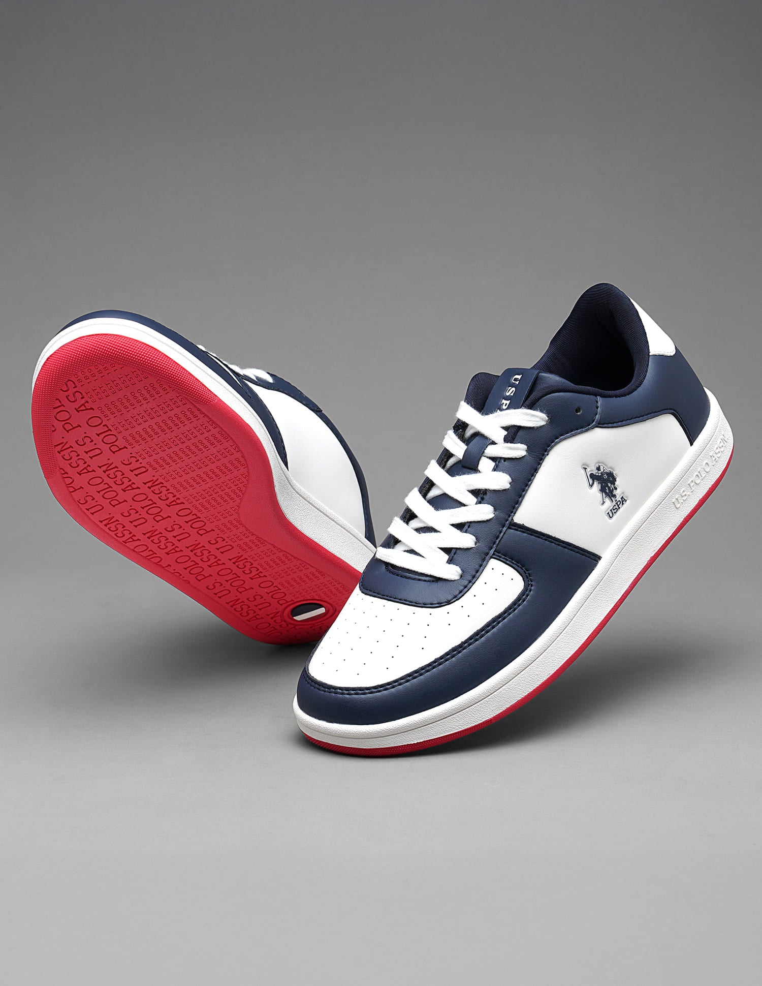 Men Colorblocked Rein 3.0 Sneakers Dark Blue - U.S. Polo Assn. India | Large