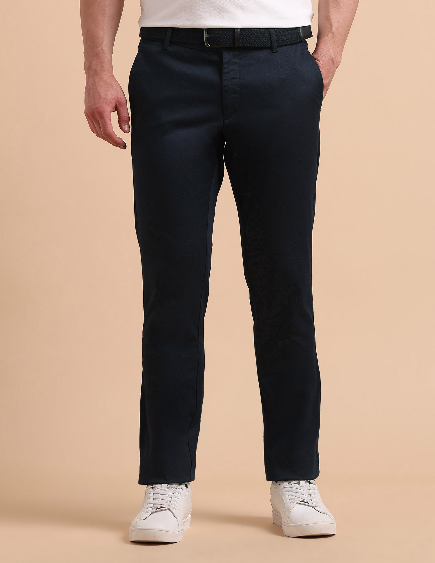 Satin Super Slim Fit Trousers