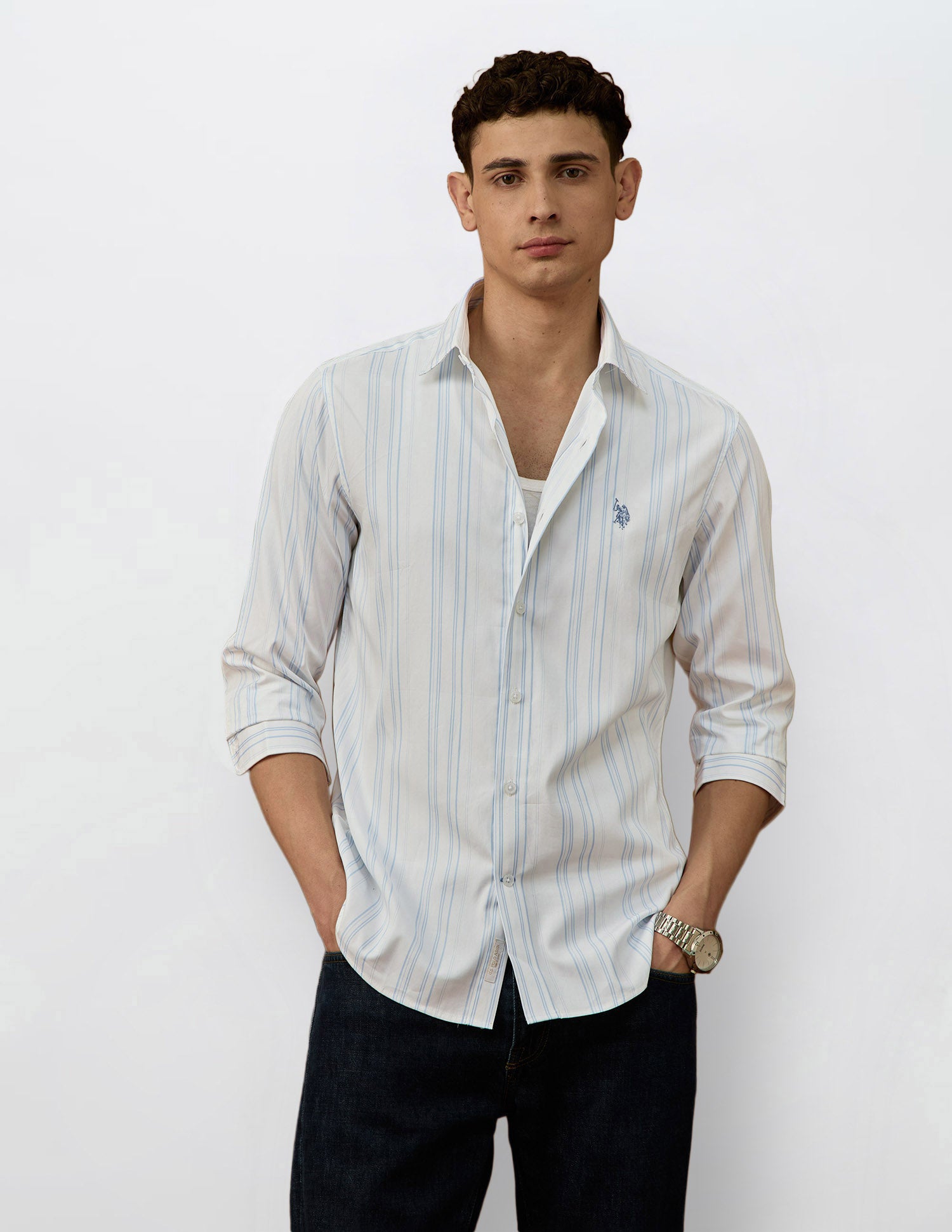 Poplin Varsity Theatre Shirt