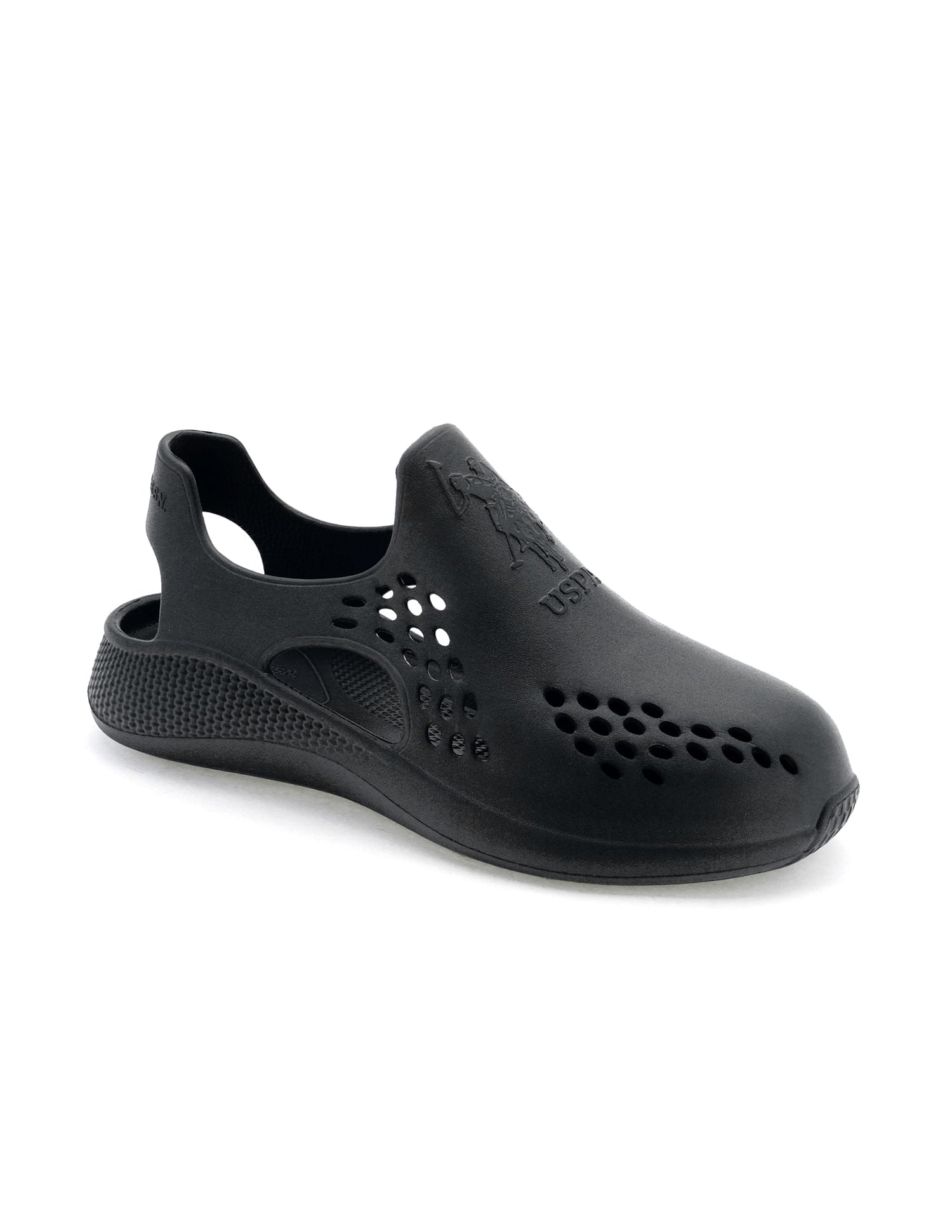 Men Noan Black Foam Walk Clogs Black - U.S. POLO ASSN. | Large