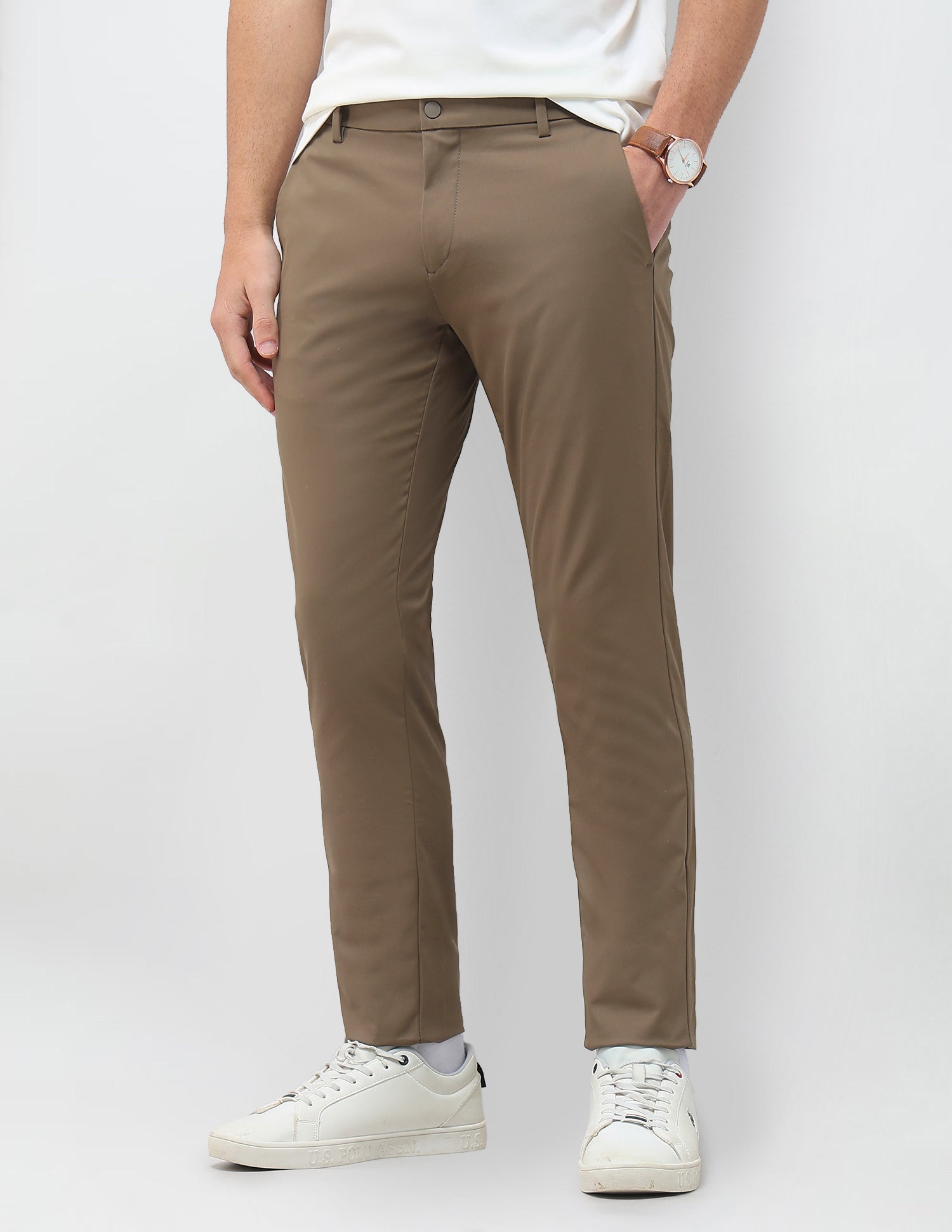 Mid Rise Austin Slim Fit Trousers