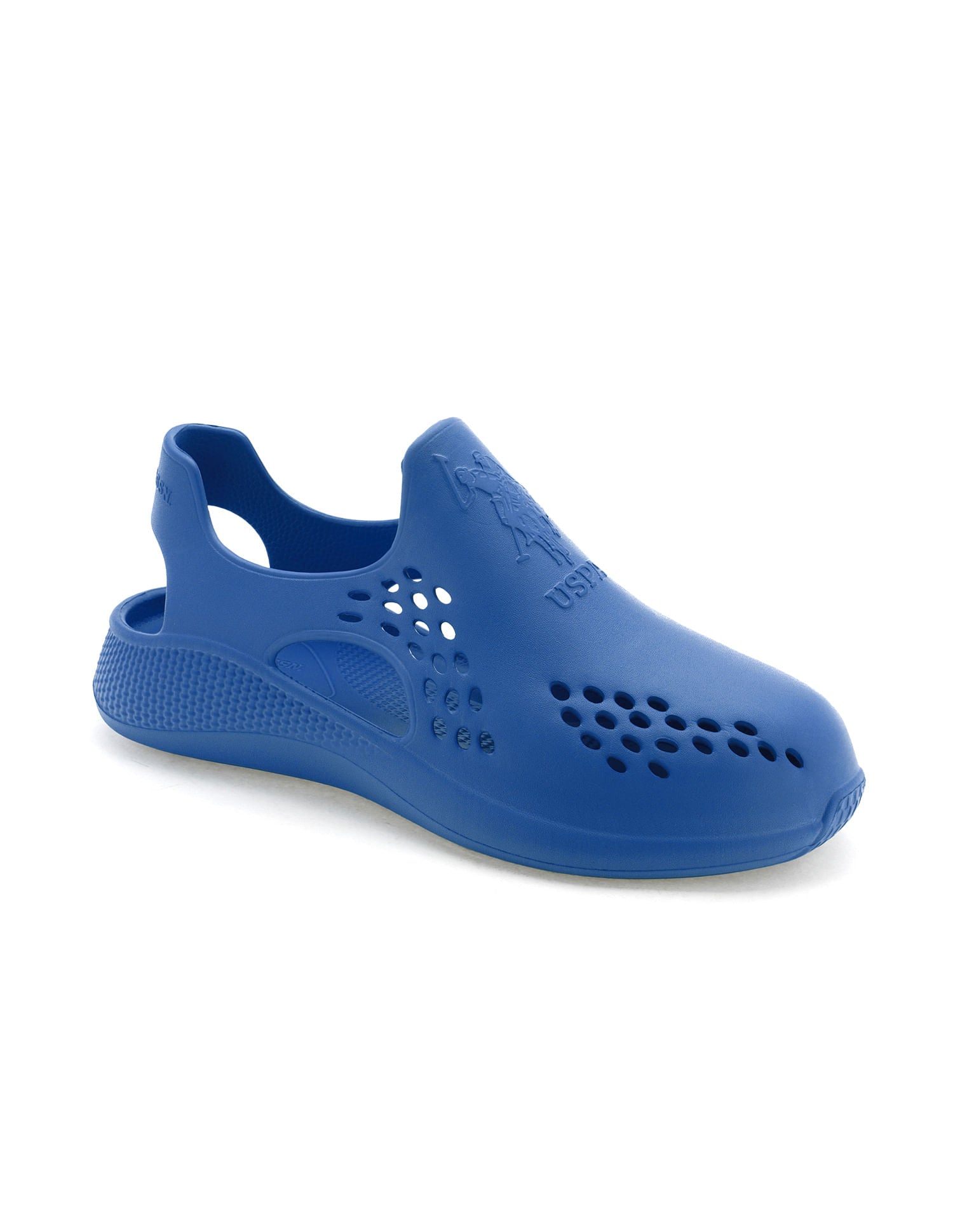 Men Noan Royal Blue Foam Walk Clogs Blue - U.S. Polo Assn. India | Large