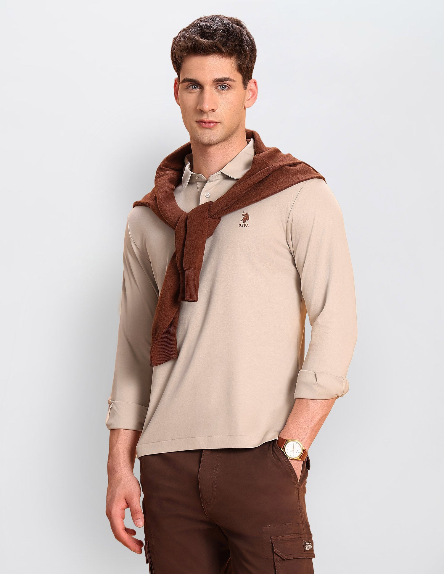 Solid Regular Fit Polo Shirt