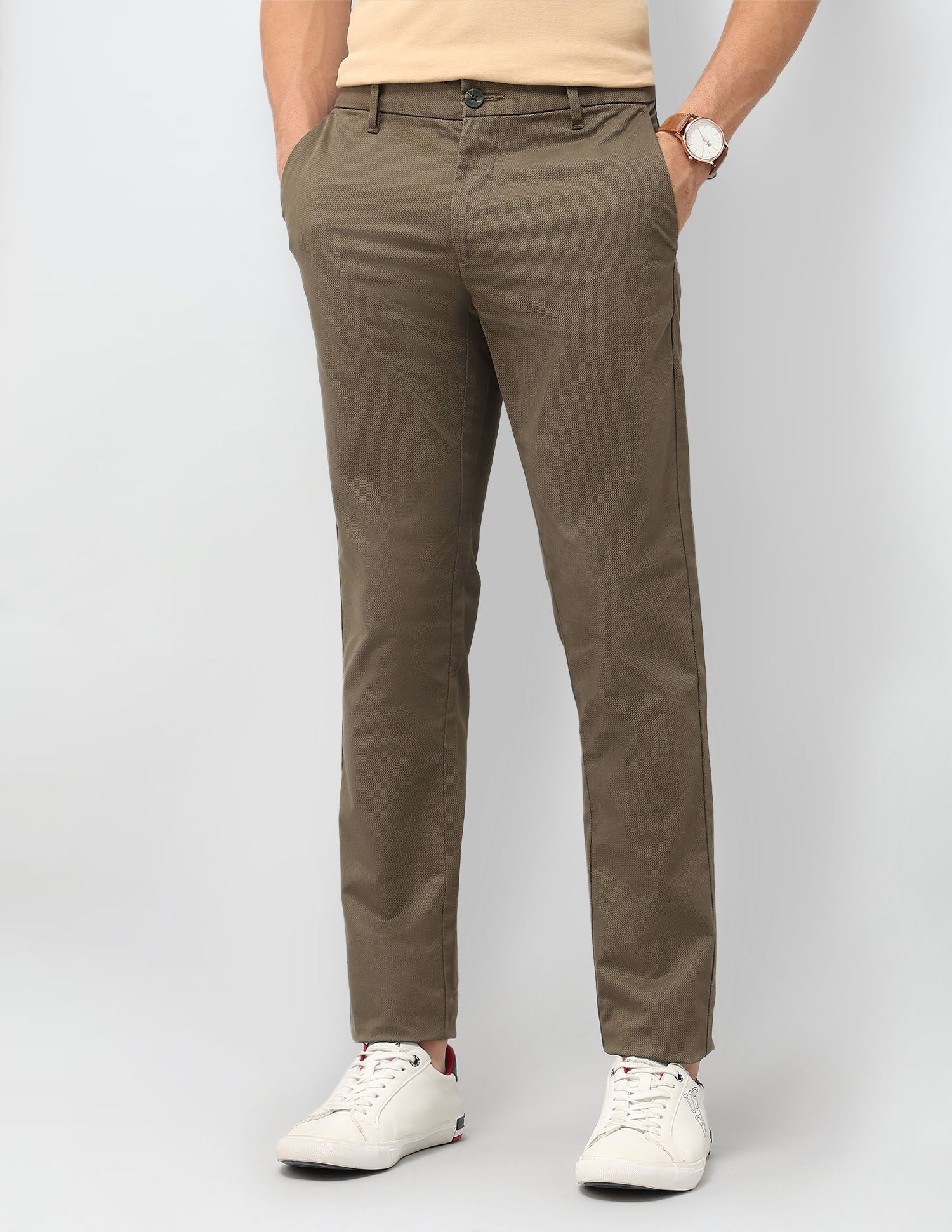 Austin Slim Fit Satin Trousers