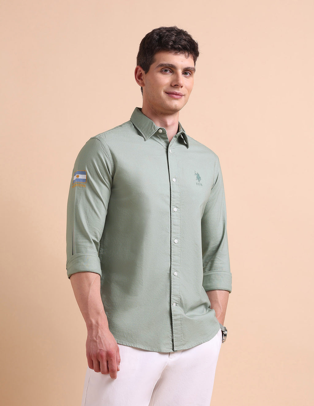 Pure Cotton Tailored Fit Oxford Shirt