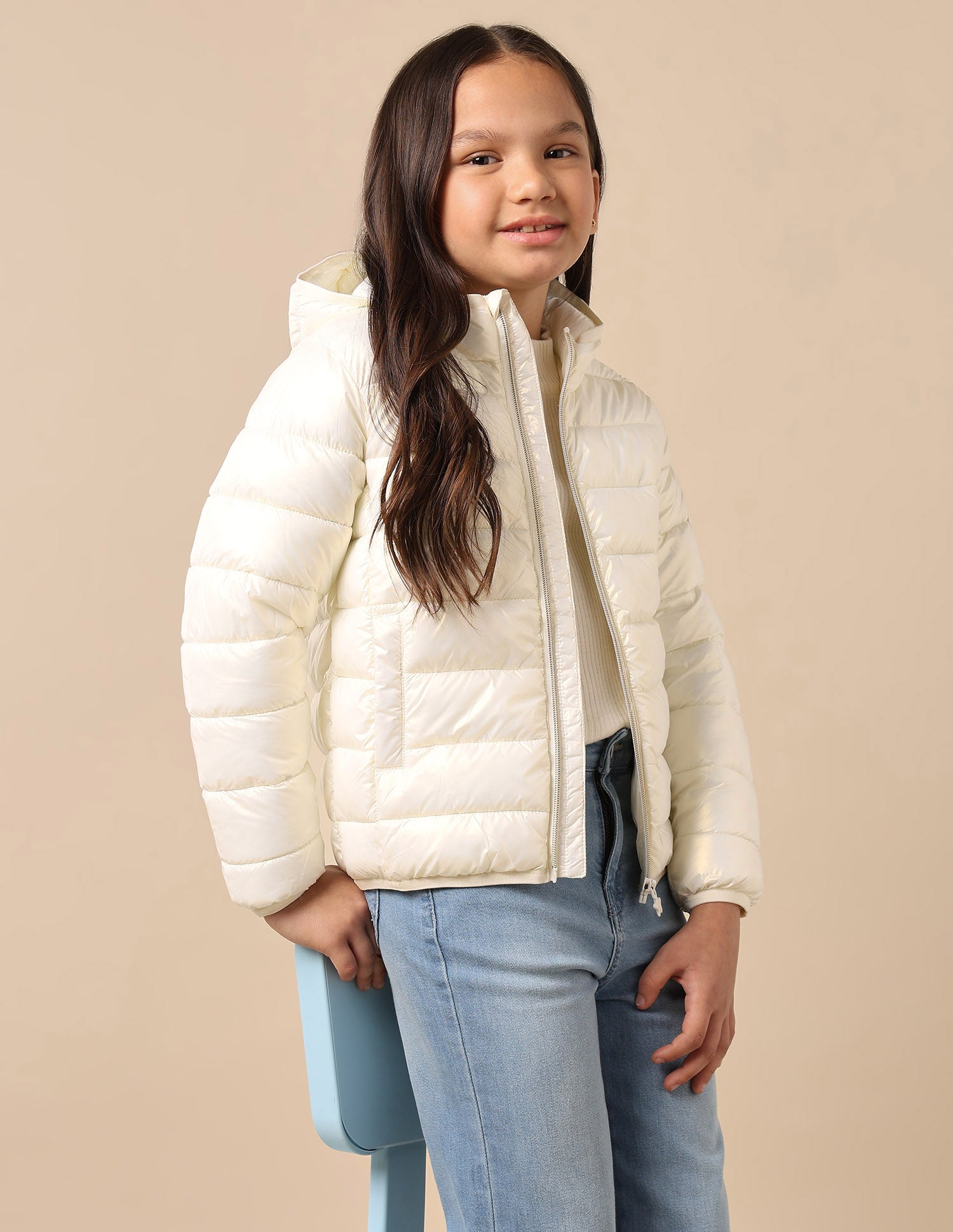 Girls Nylon Puffer Jacket