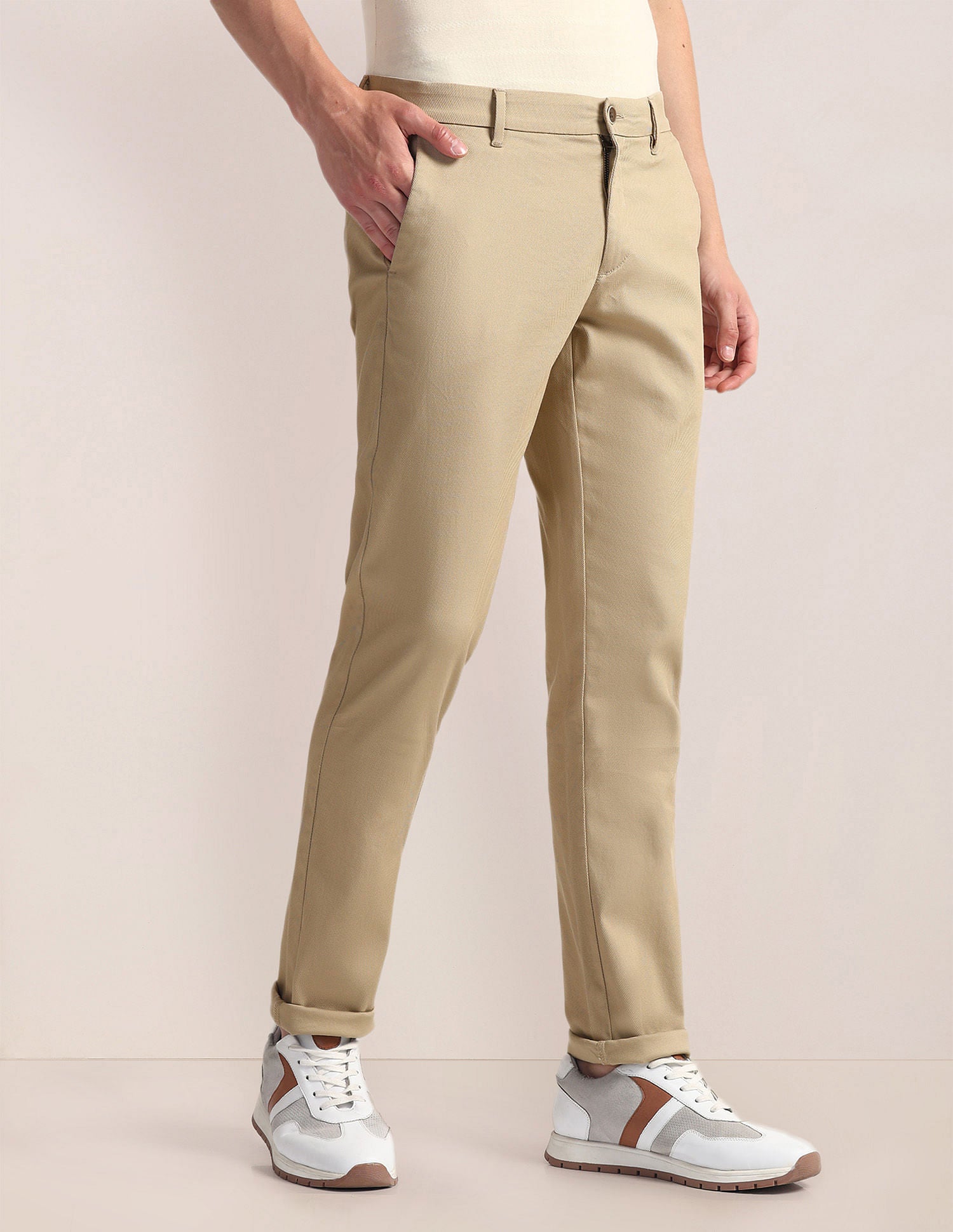 Austin Regular Fit Dobby Chinos – U.S. Polo Assn. India