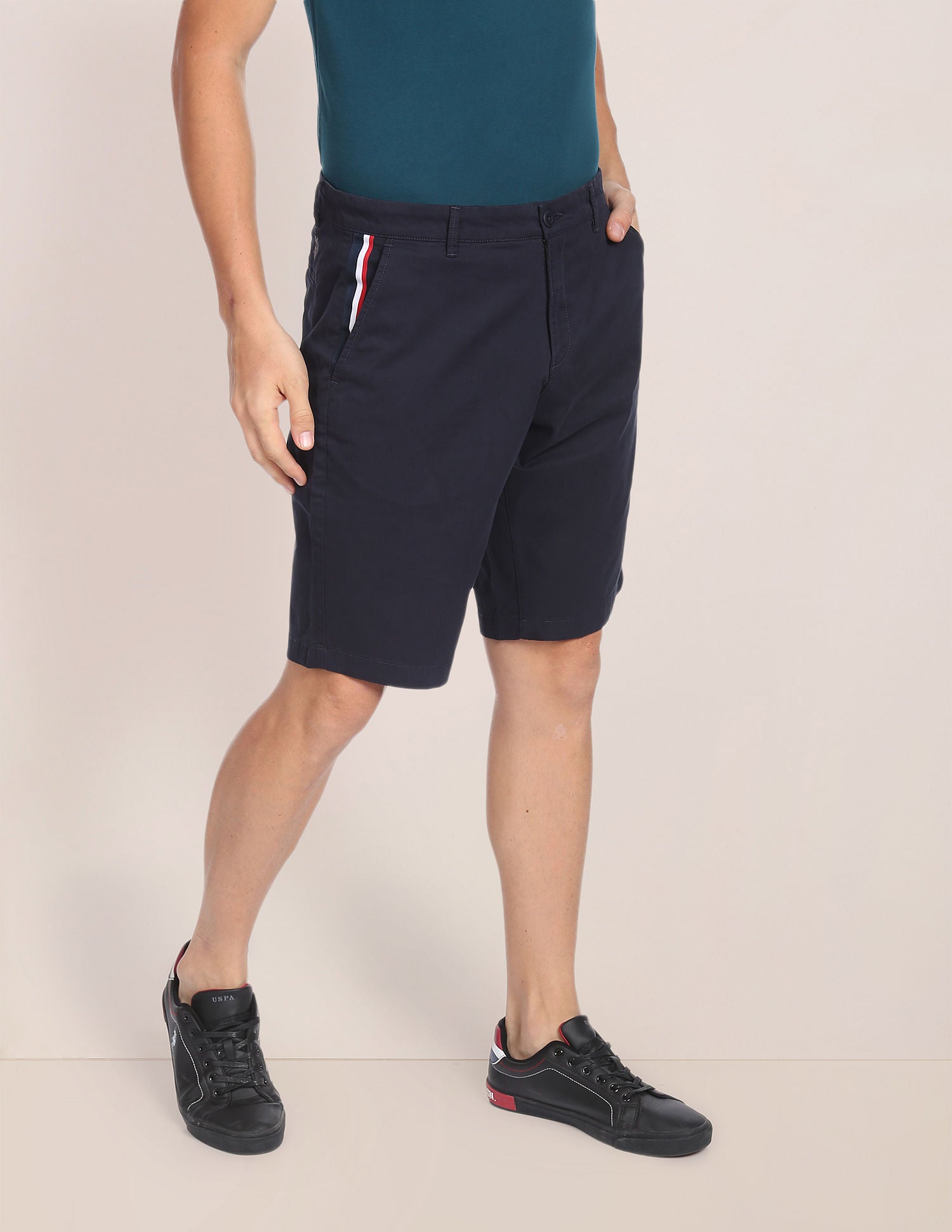 Solid Twill Shorts