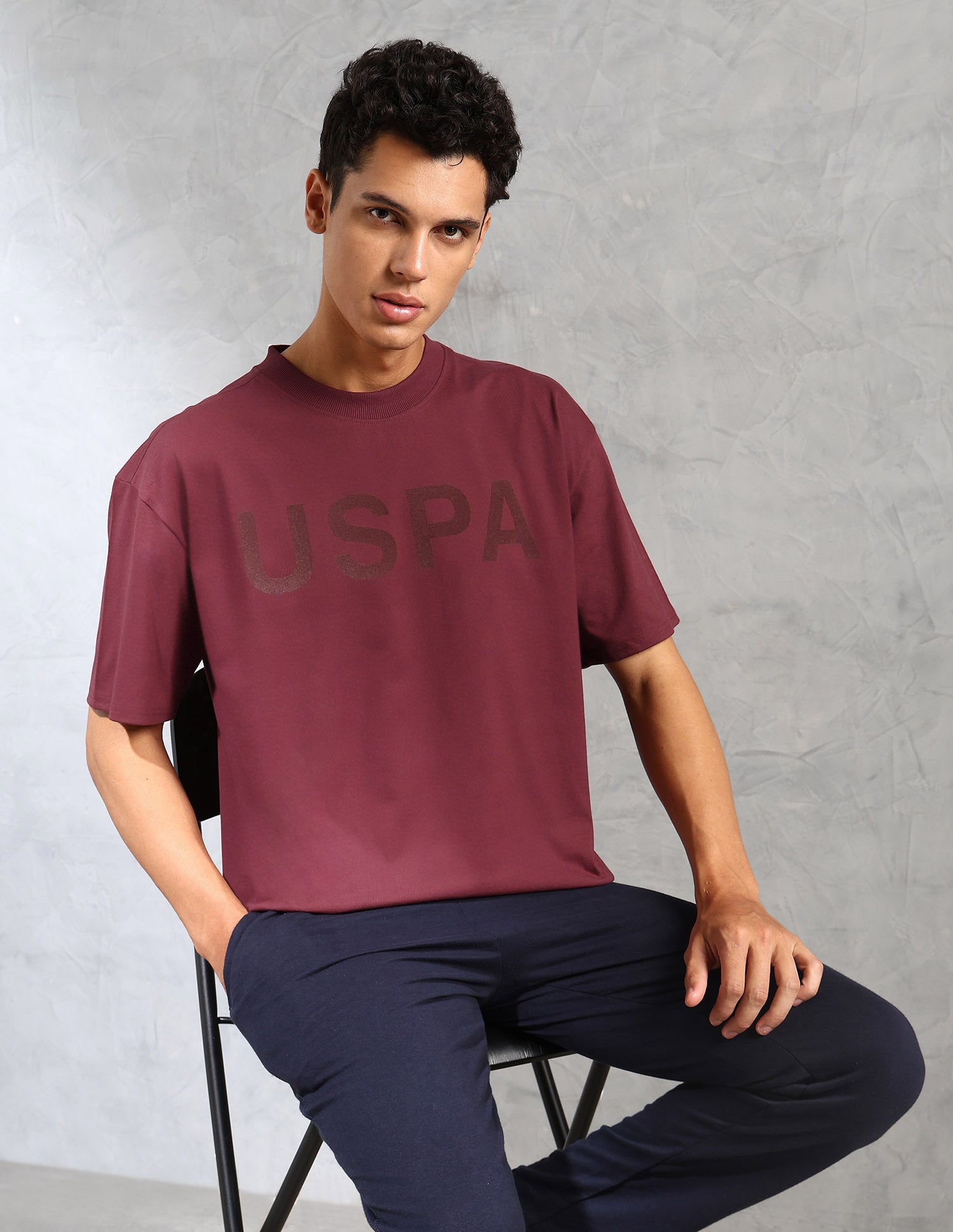 Brand Printed Comfort Fit OEE09 Lounge T-Shirt - Pack Of 1