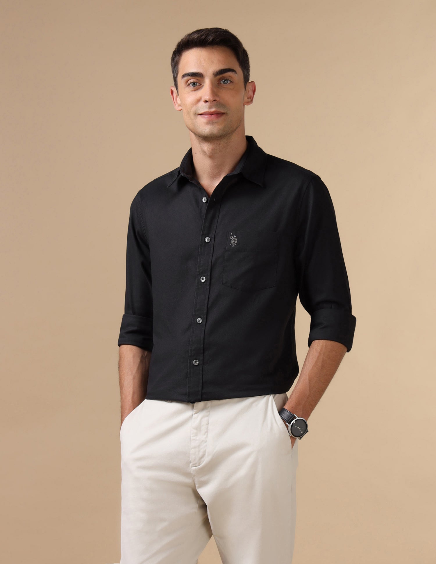 Dobby Pure Cotton Shirt