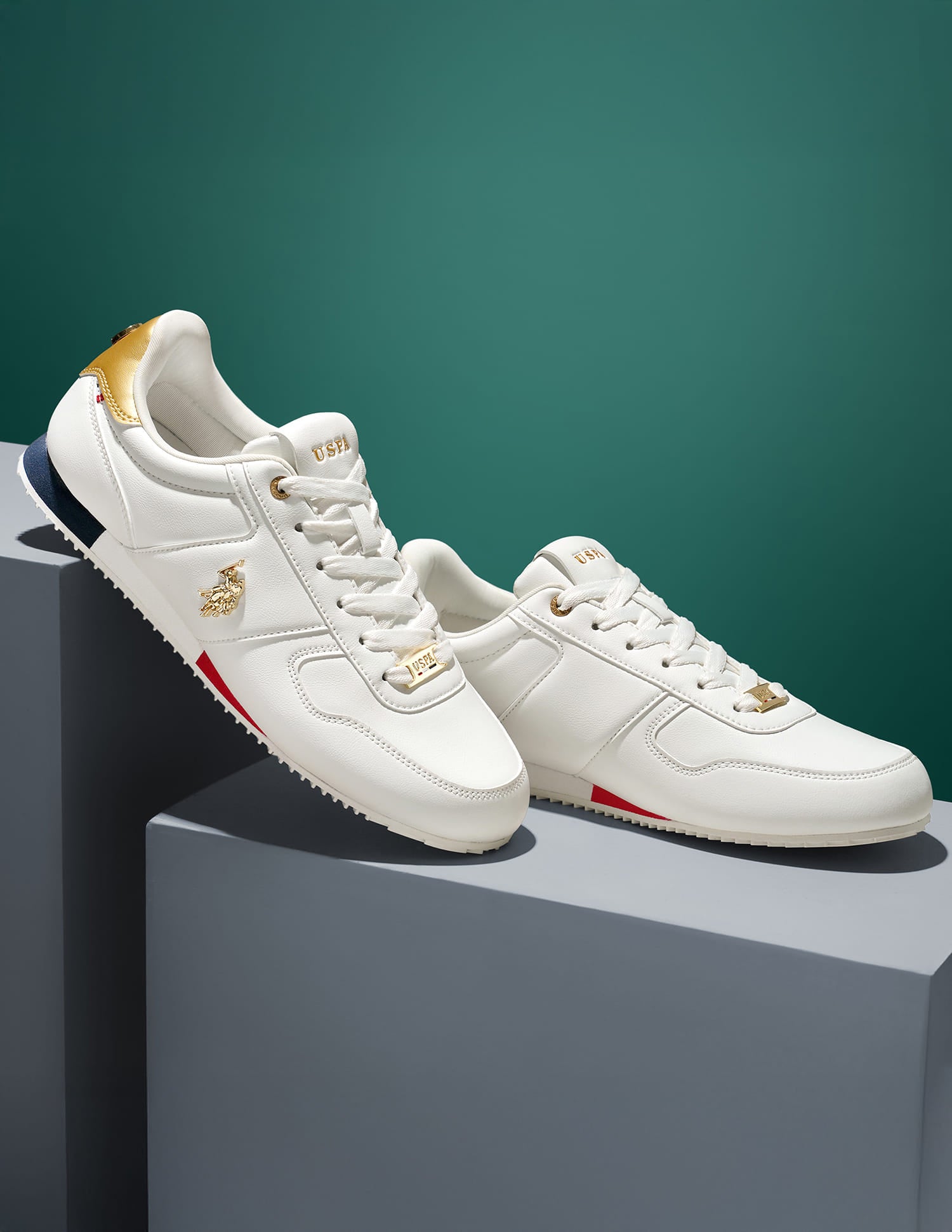 Women Sorrento 2.0 Solid Sneakers Off White - U.S. Polo Assn. India | Large