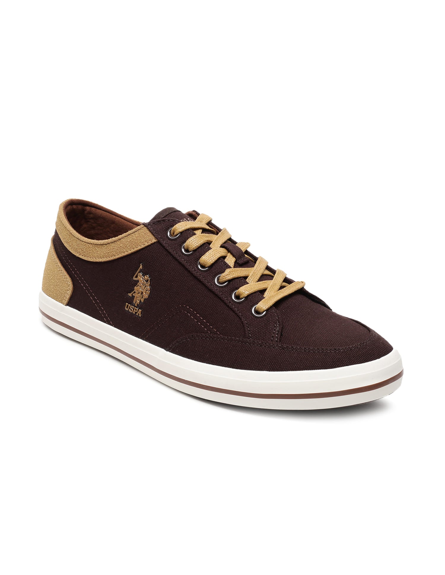 Men Monton 10.0 Colourblocked Sneakers Brown - U.S. Polo Assn. India | Large