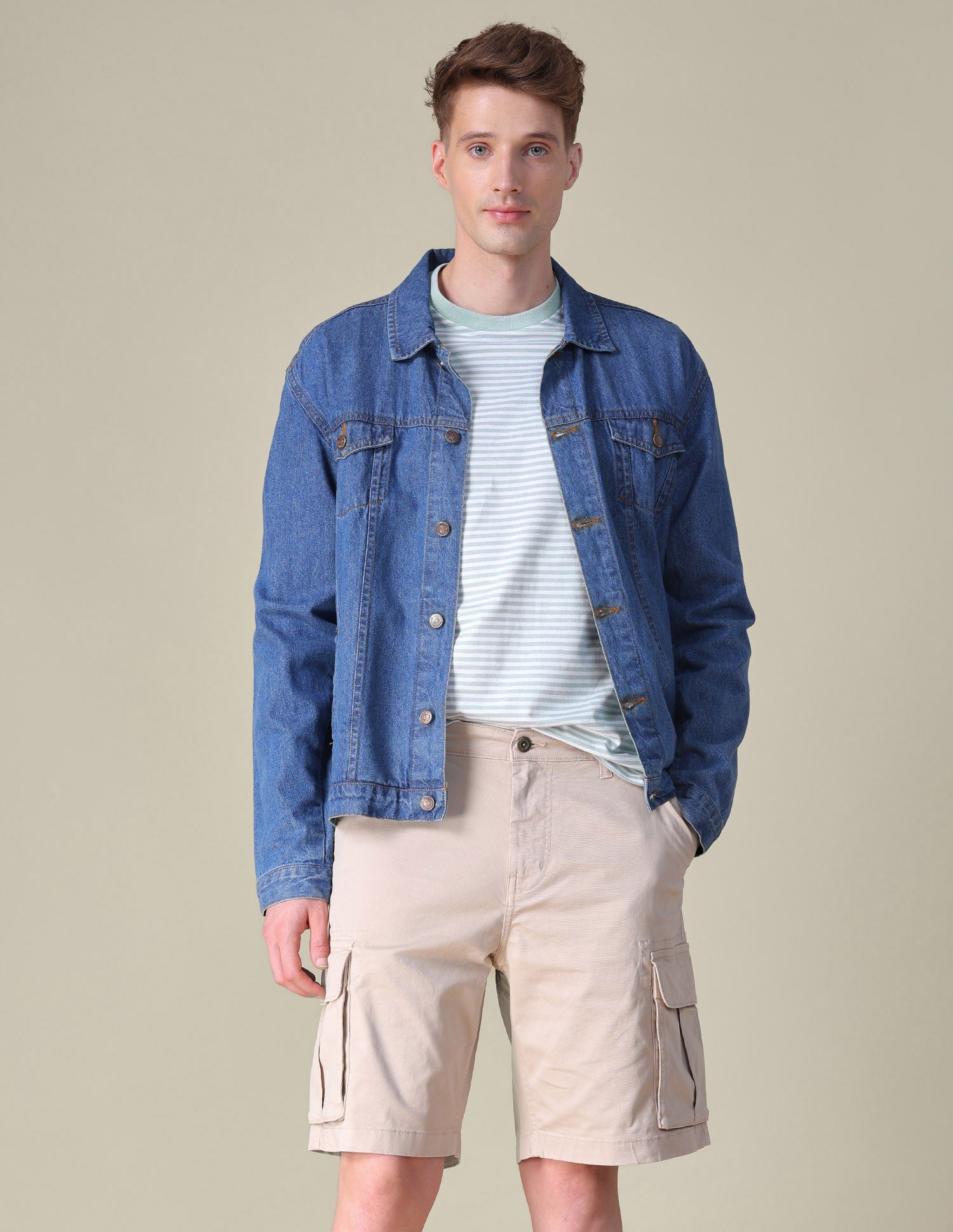 Horizontal Striped Slim Fit T-Shirt