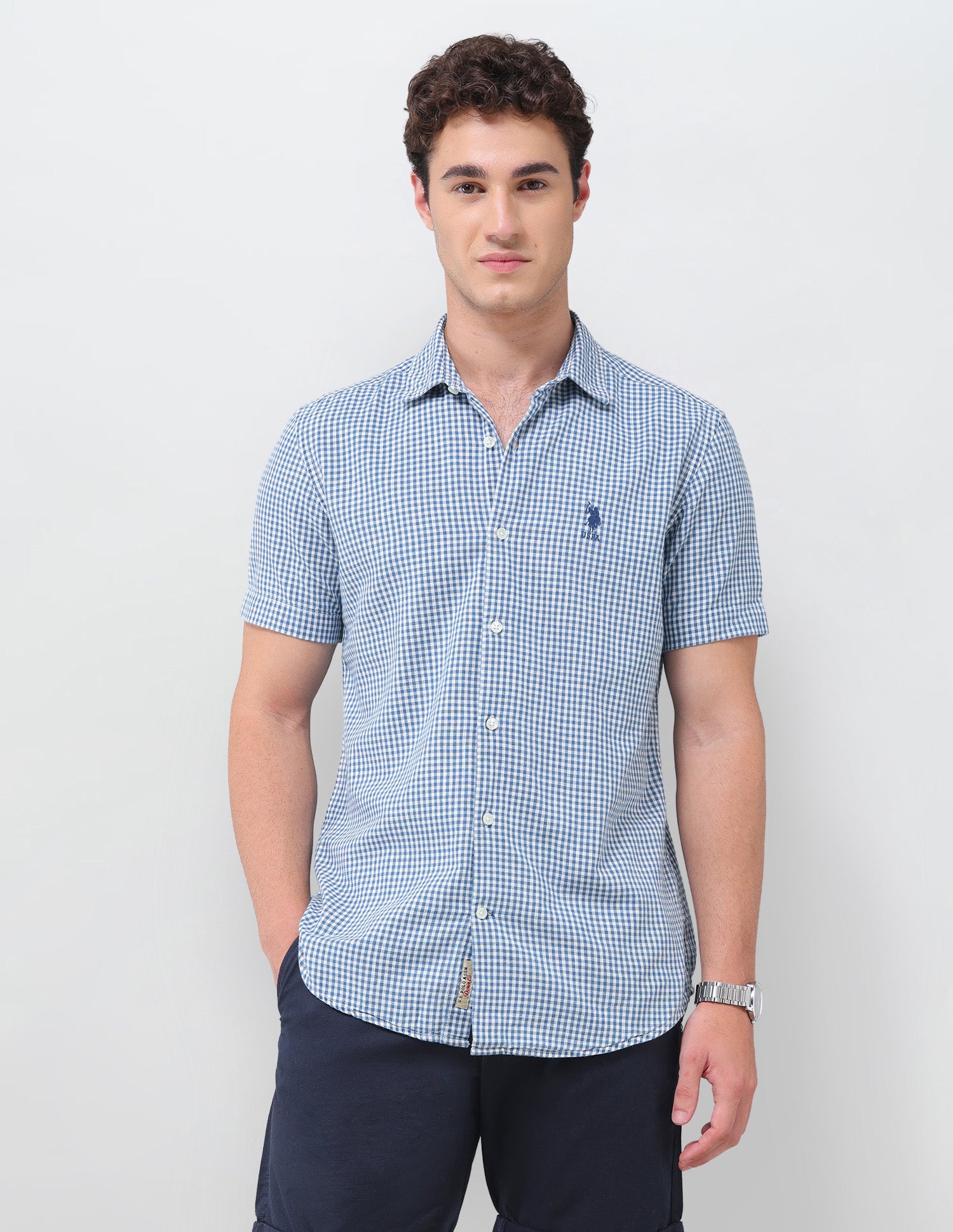 Gingham Checked Regular Fit Shirt