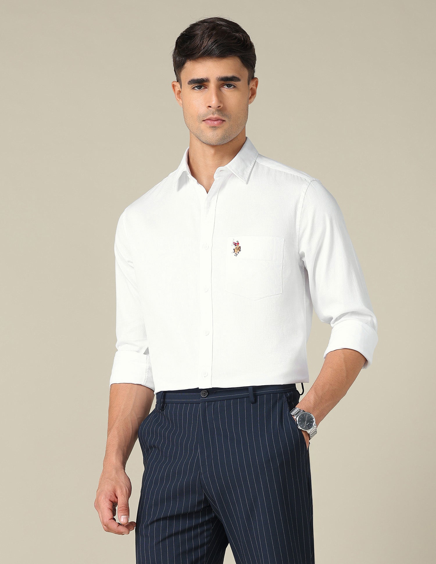 Tailored Fit Dobby Shirt