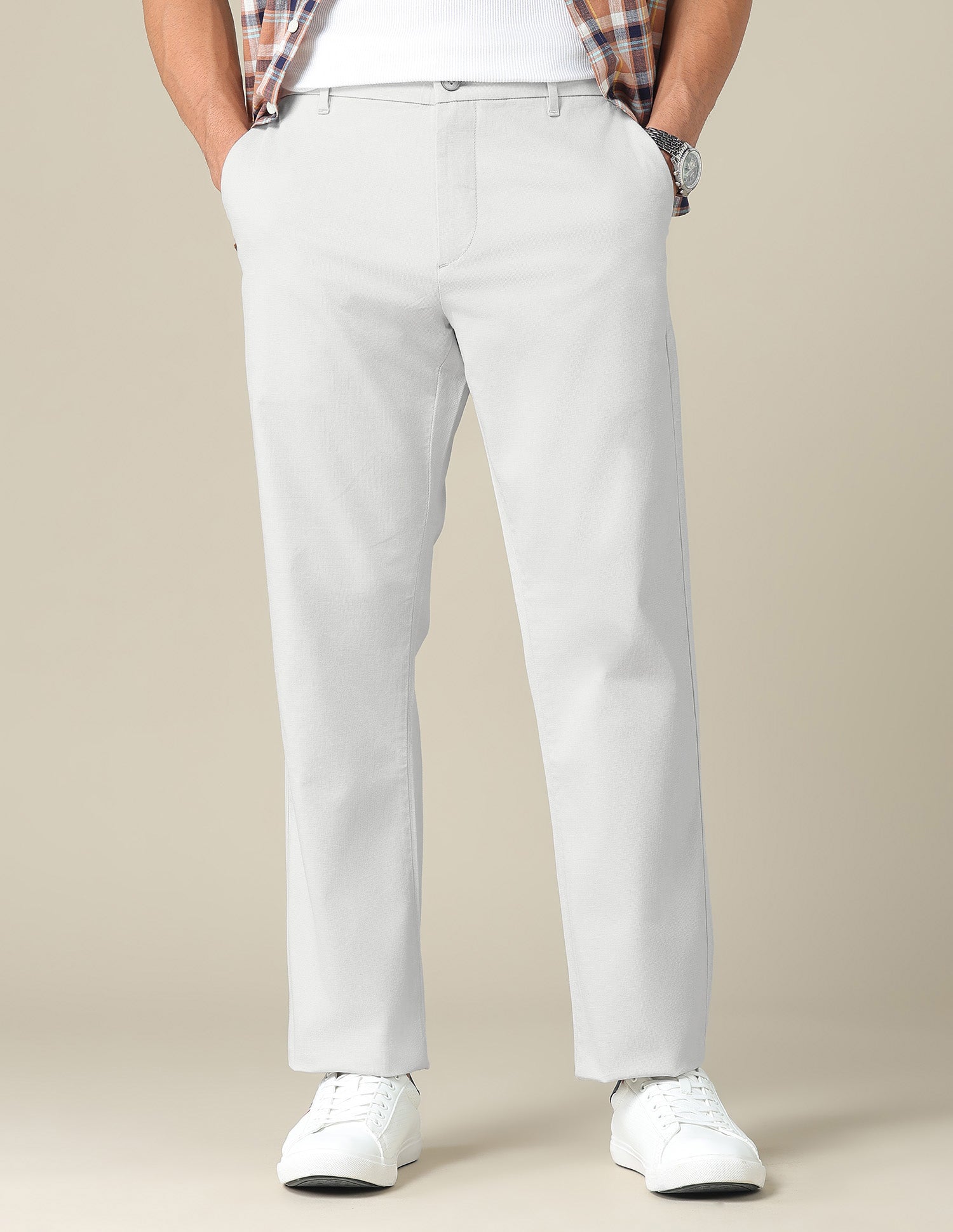 Riley Straight Fit Dobby Trousers