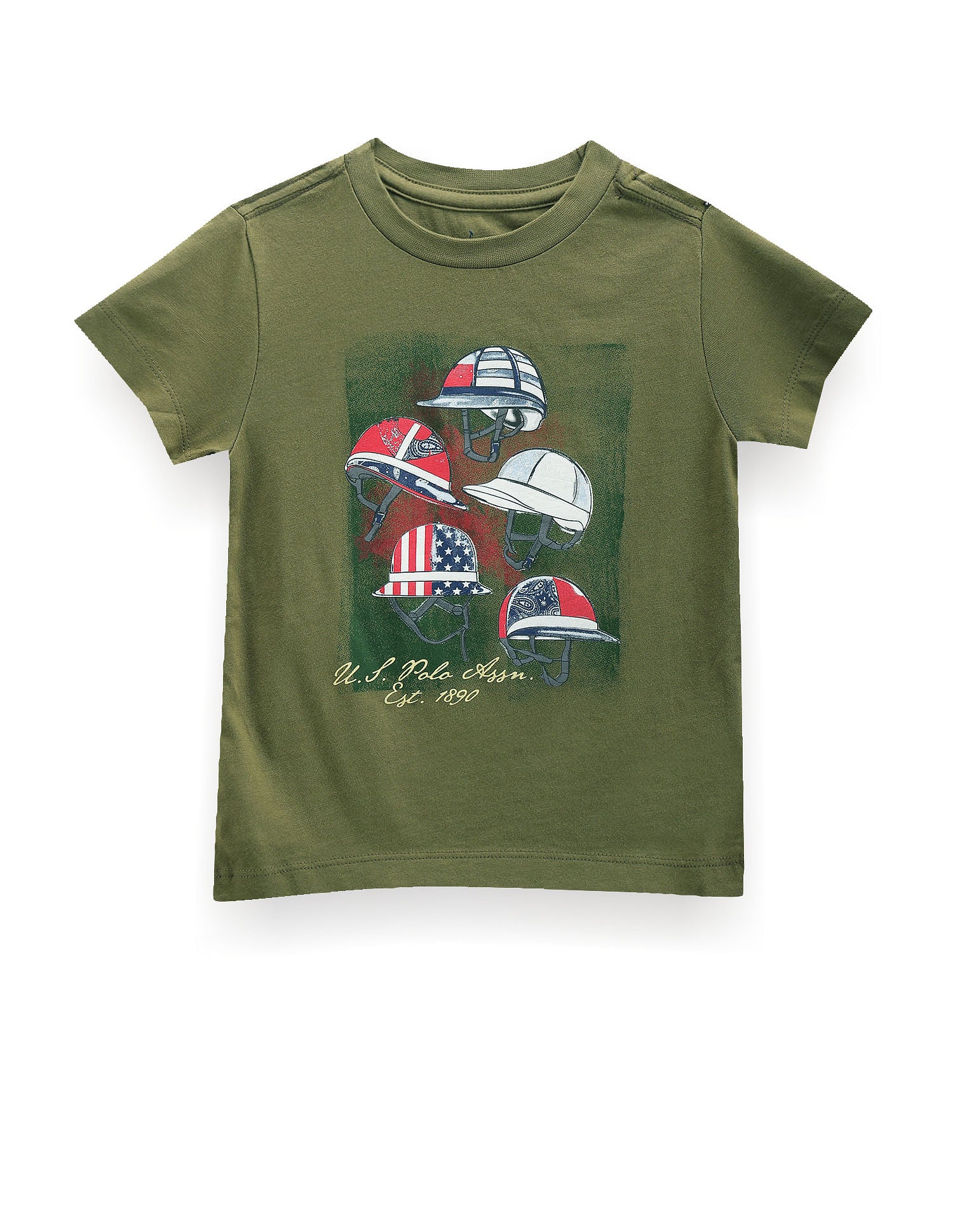 Boys Brand Print Cotton T-Shirt