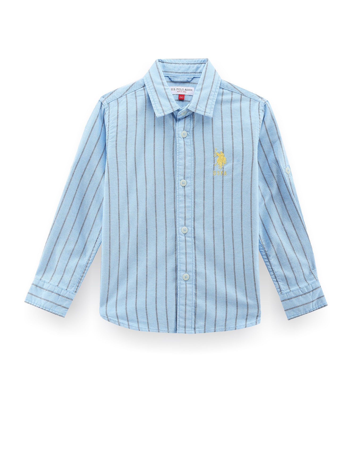 Vertical Stripe Oxford Shirt