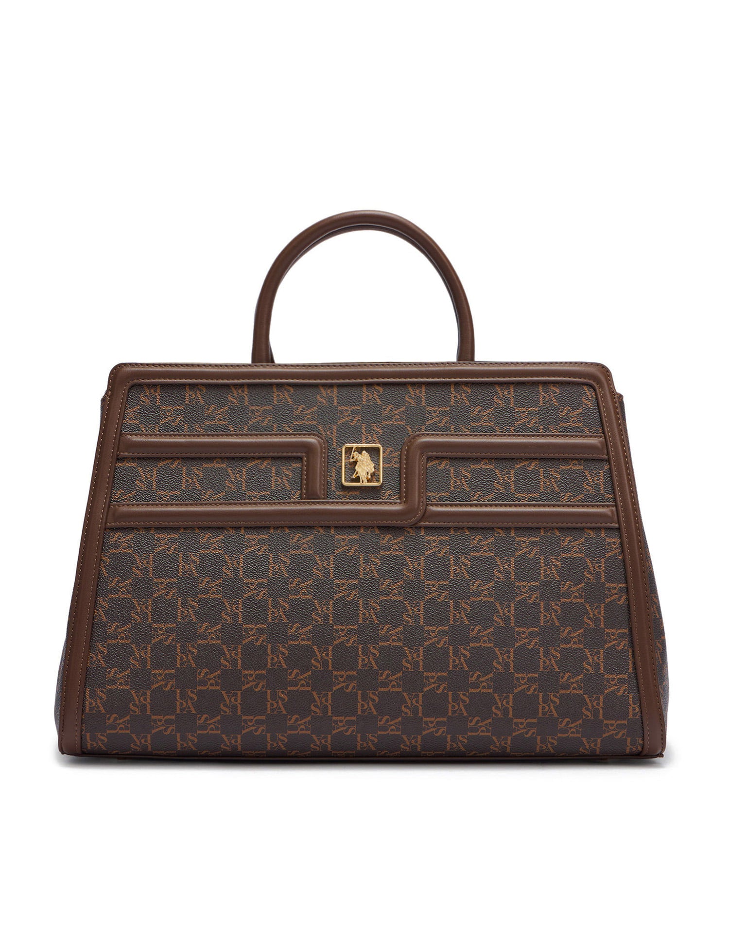 Carla Brand Printed Satchel Bag