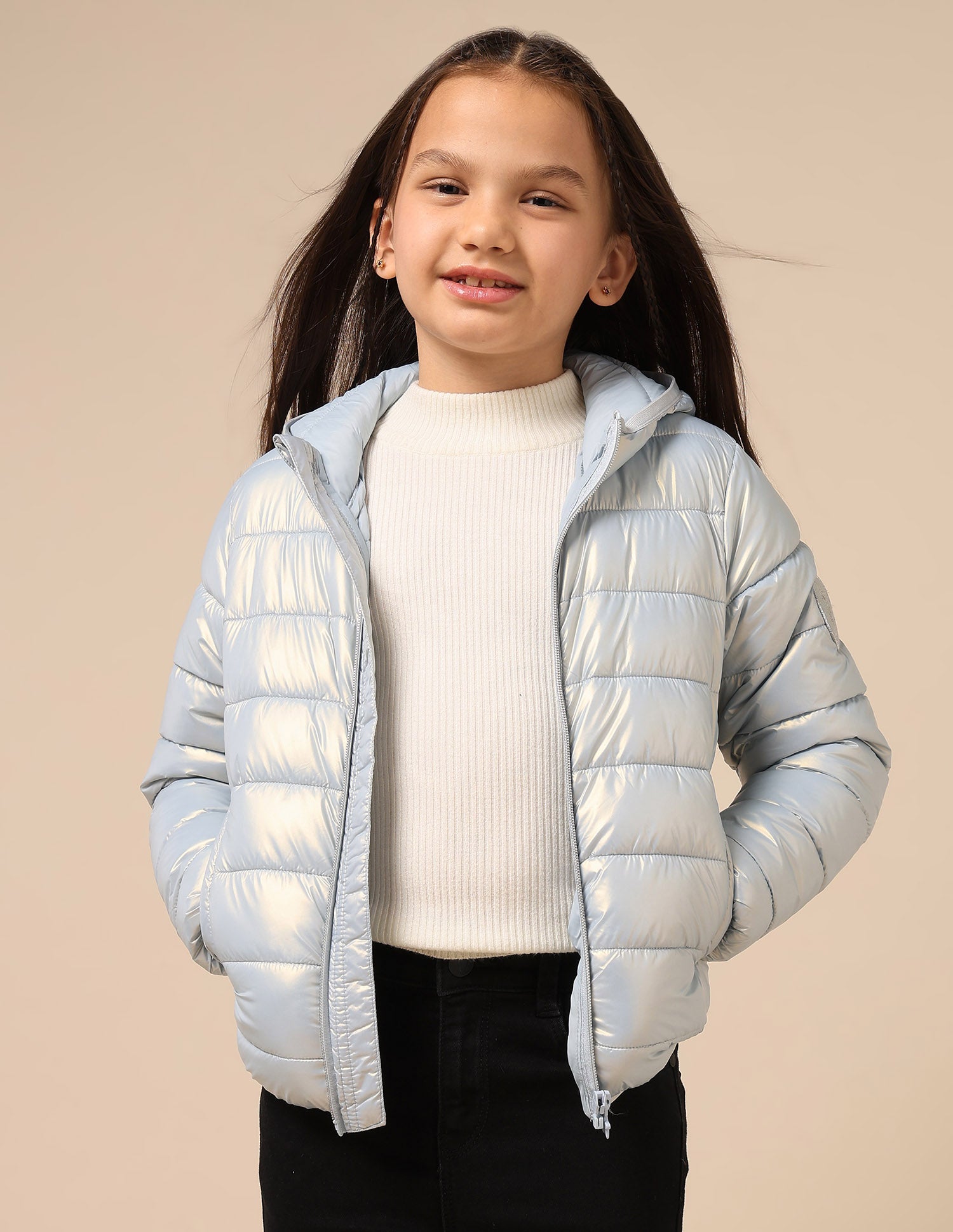 Girls Nylon Puffer Jacket