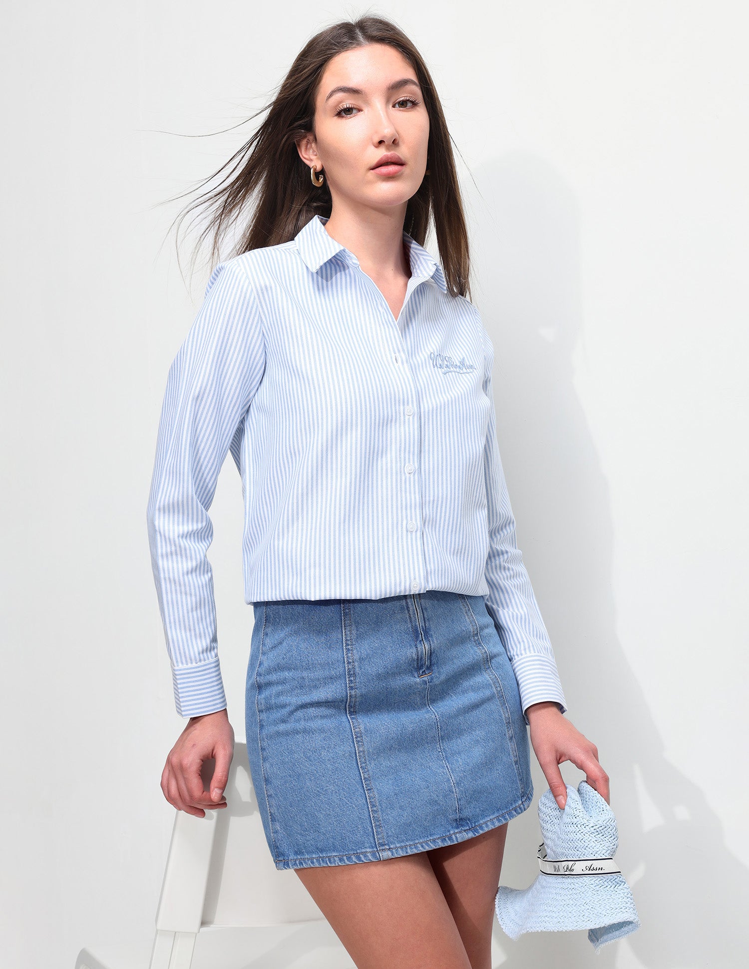 Vertical Striped Regular Fit Shirt
