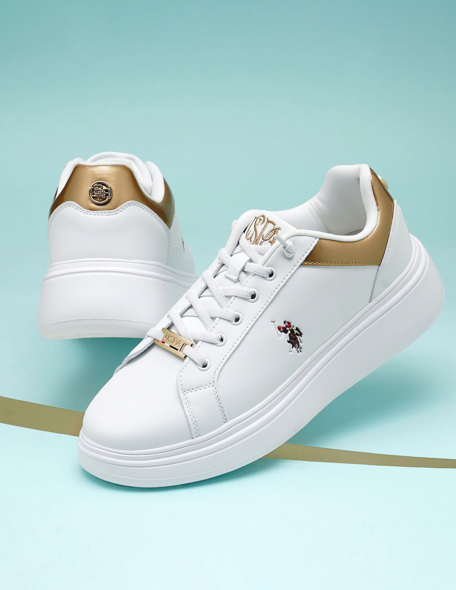 Elsie 3.0 Off White Light Weight Sneaker Shoes Off White - U.S. Polo Assn. India | Large