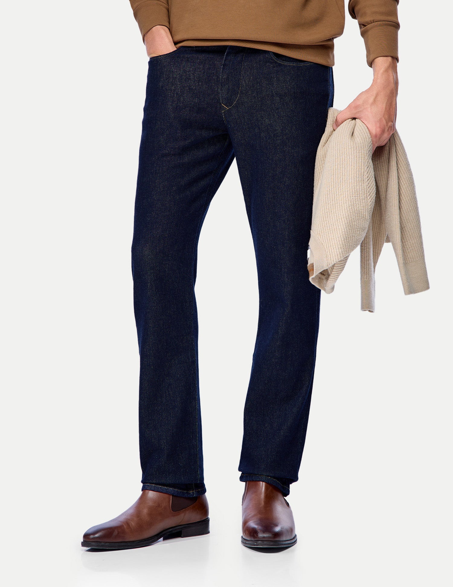 Harold Slim Straight Fit Blue Jeans Dark Blue - U.S. Polo Assn. India | Large