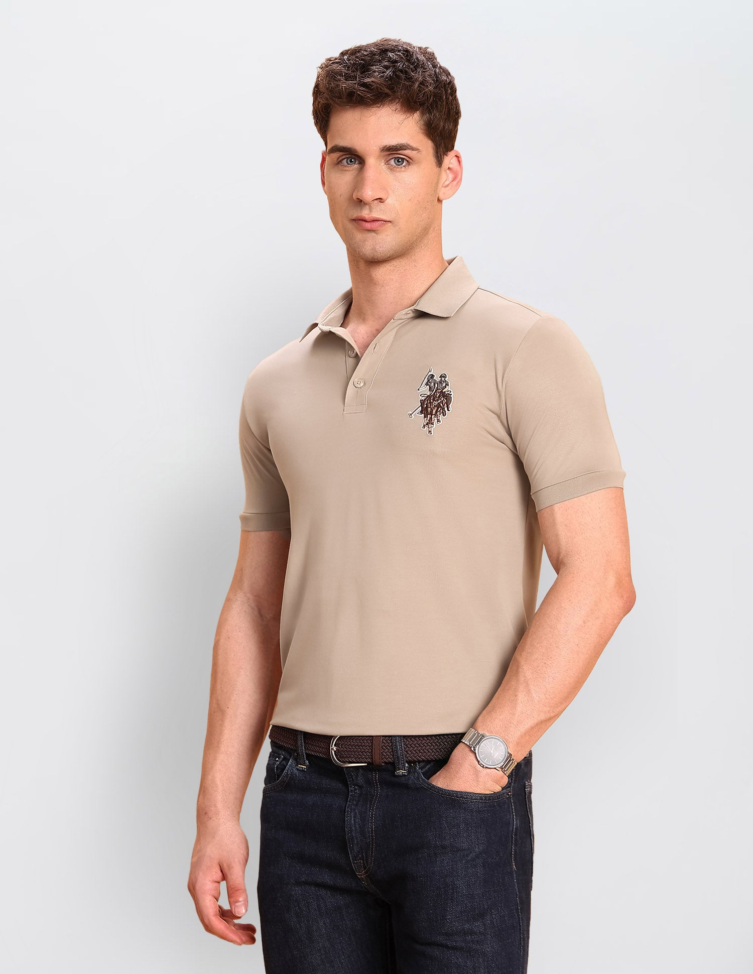 Solid Legend Of Horseshoe Polo Shirt