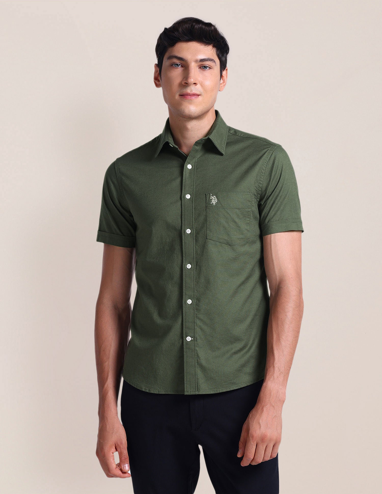 Tailored Fit Dobby Shirt