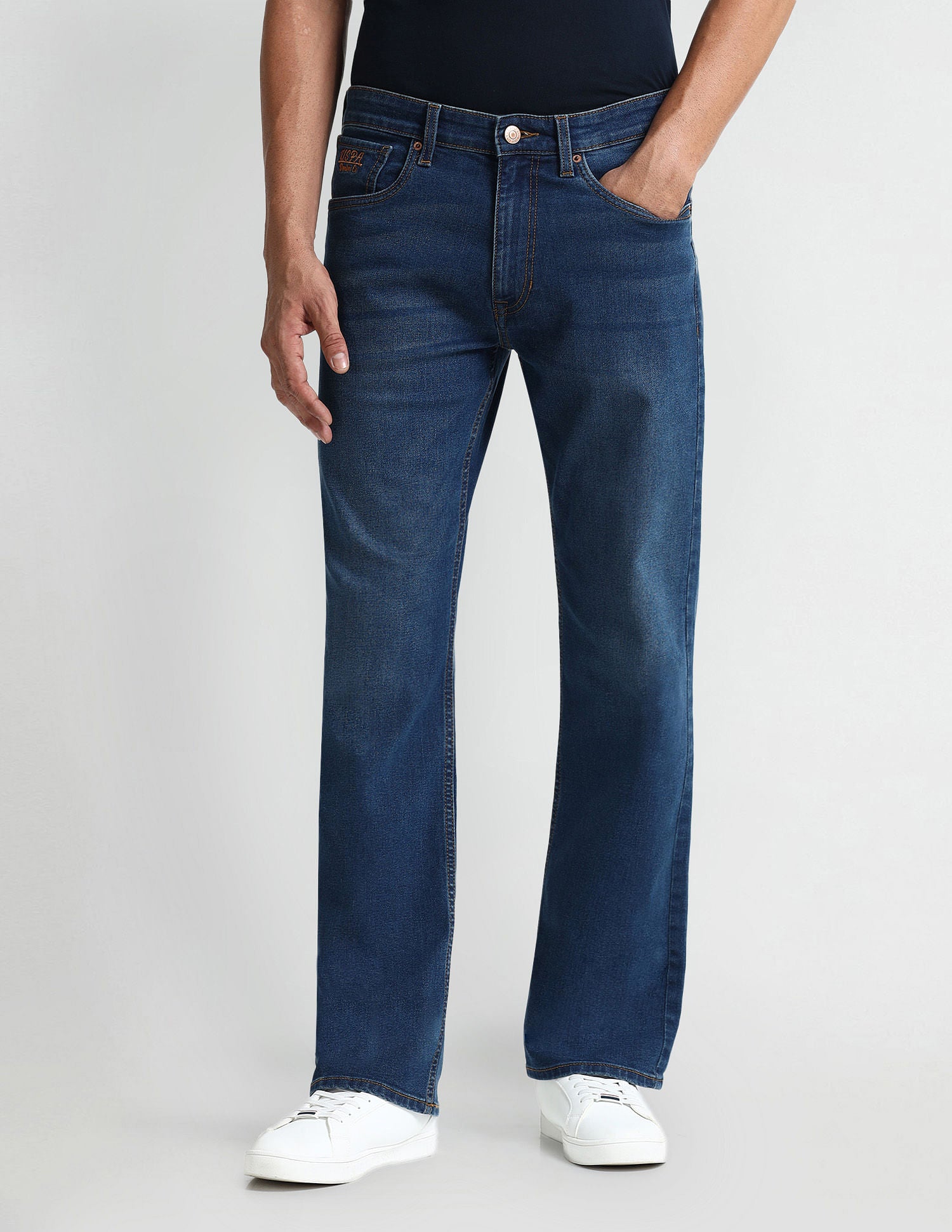 Connor Bootcut Blue Jeans Blue - U.S. Polo Assn. India | Large