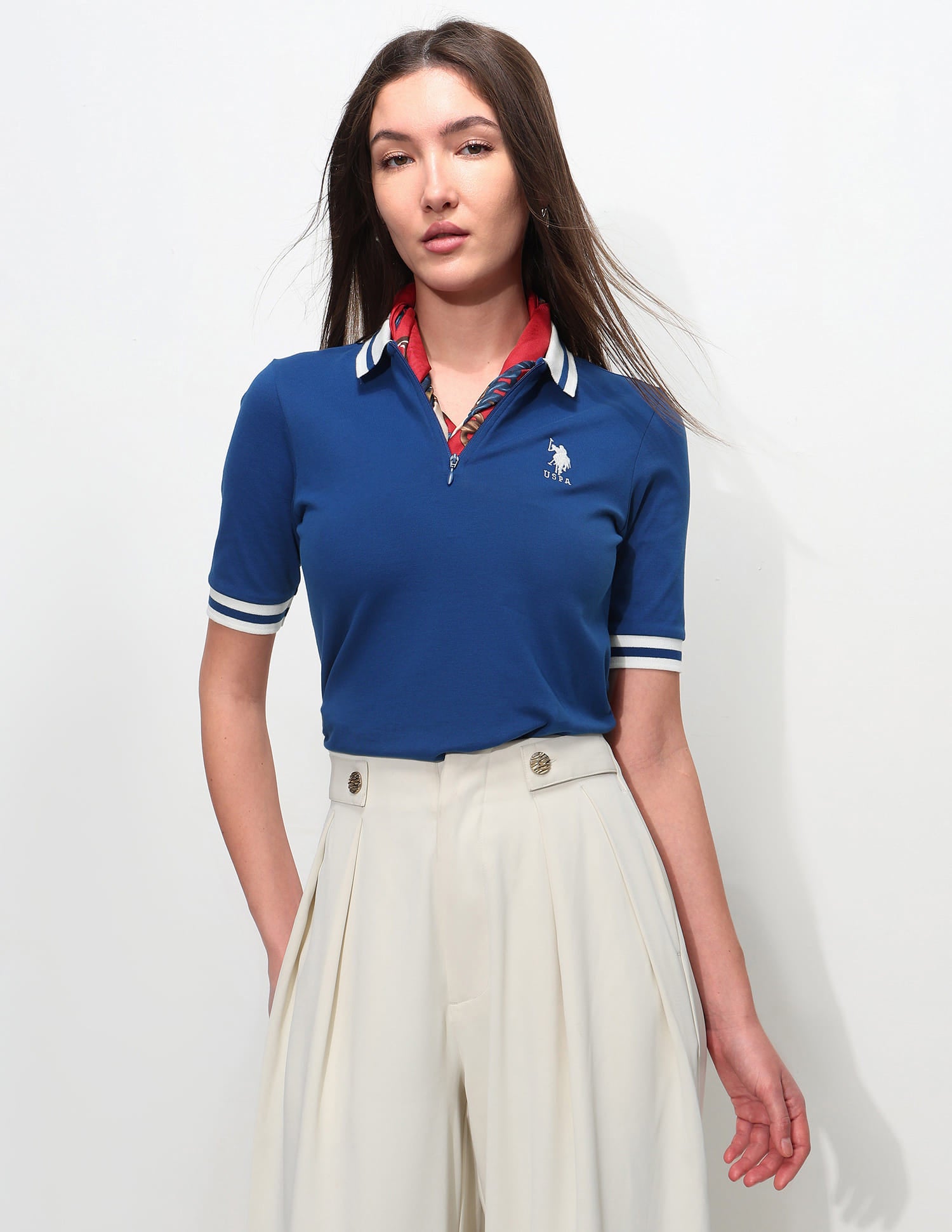 Regular Fit Solid Polo Shirt