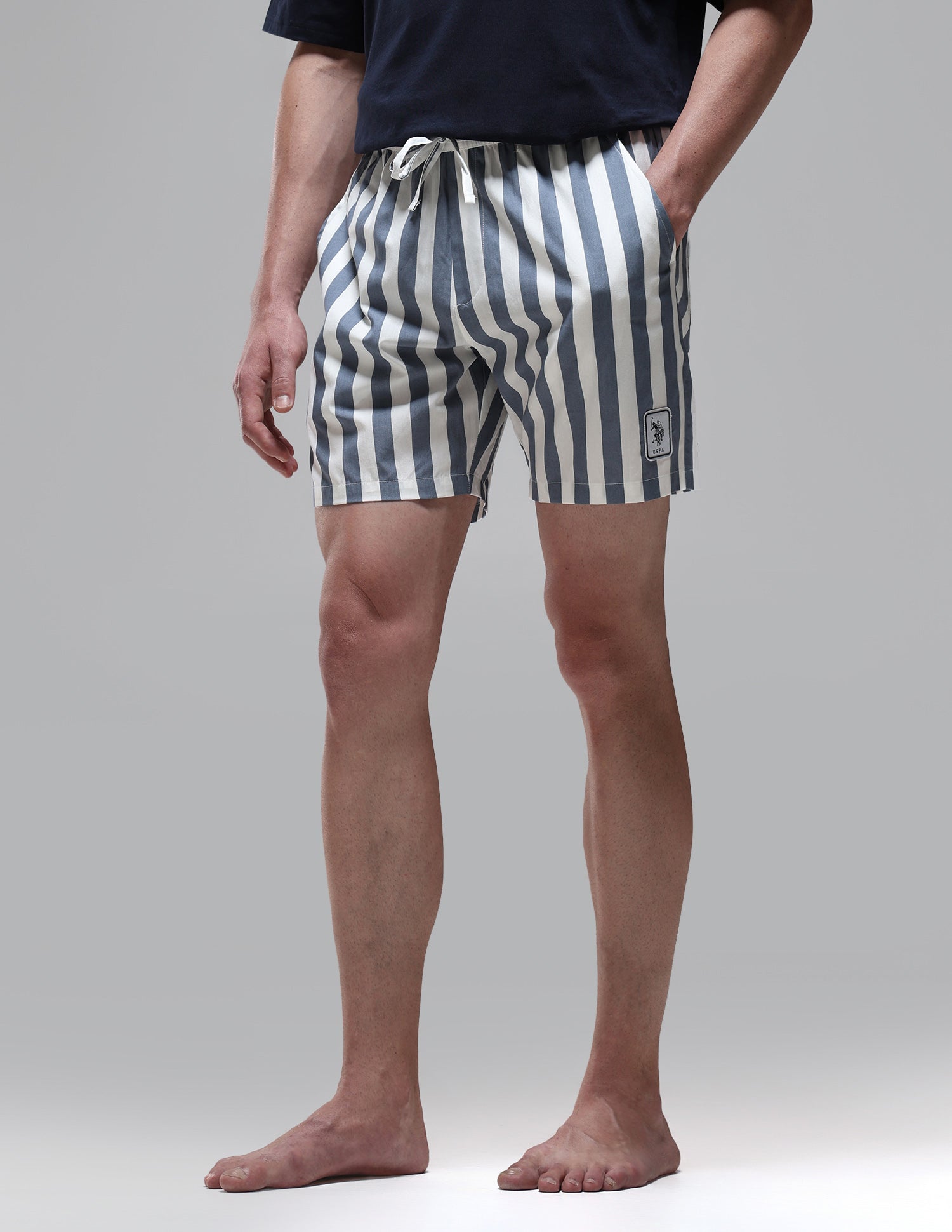 Vertical Striped Pure Cotton OEX15 Boxer Shorts