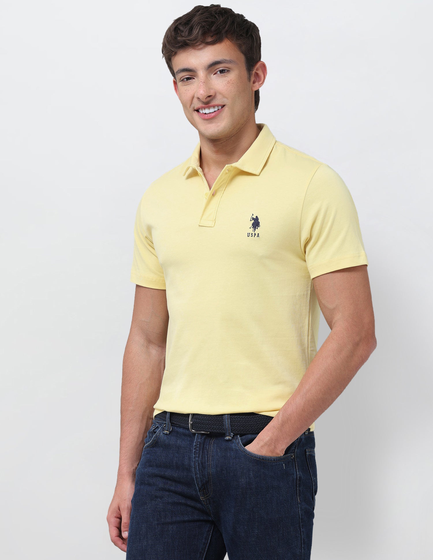 Solid Slim Fit Polo Shirt