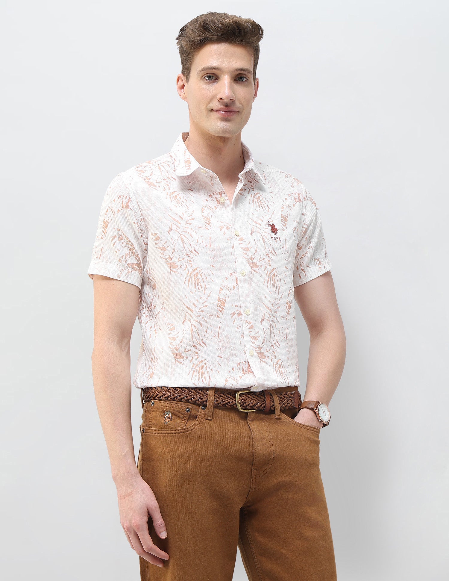 Tropical Printed Summer House Shirt
