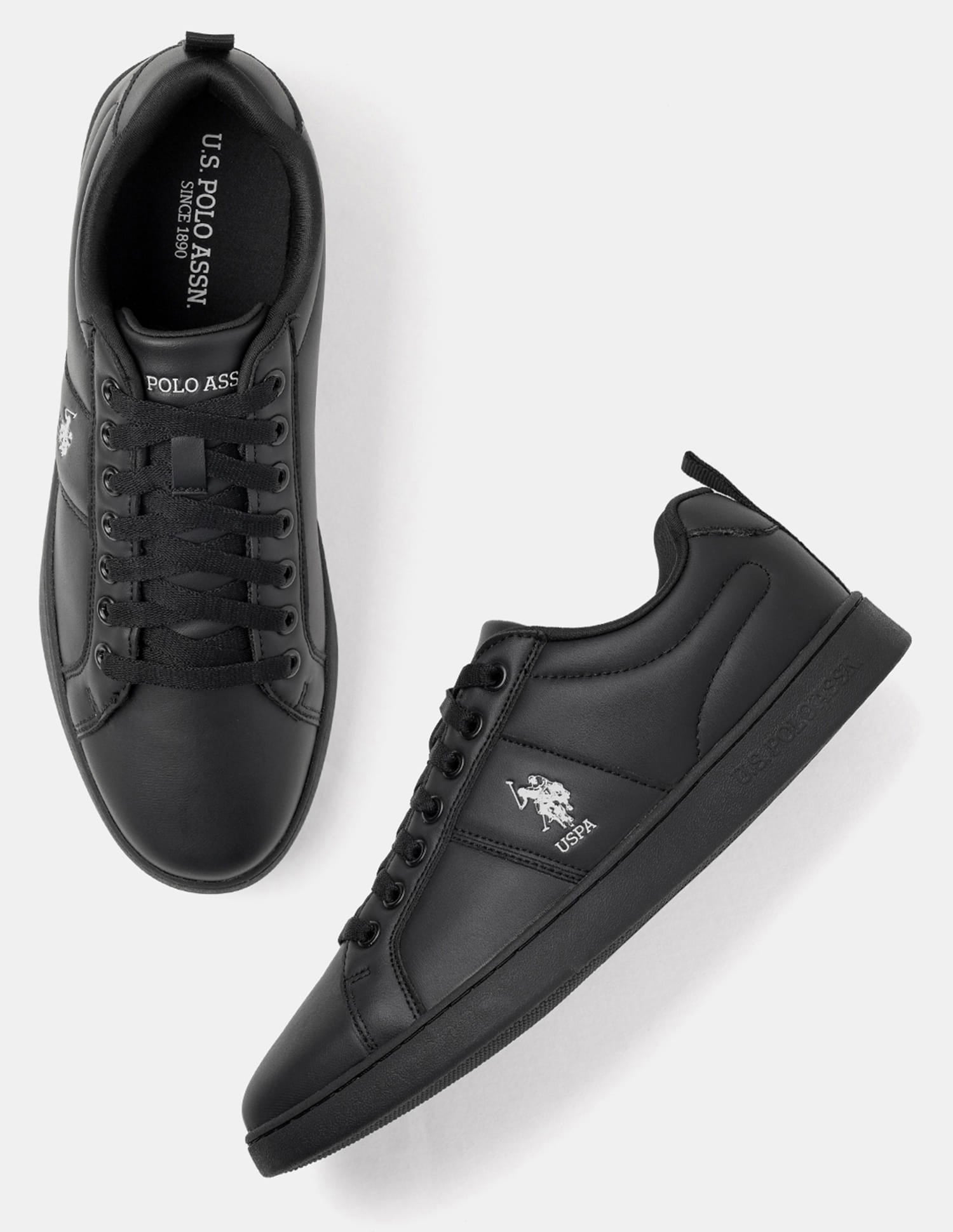 Men Dorim 2.0 Solid Sneakers Black - U.S. Polo Assn. India | Large