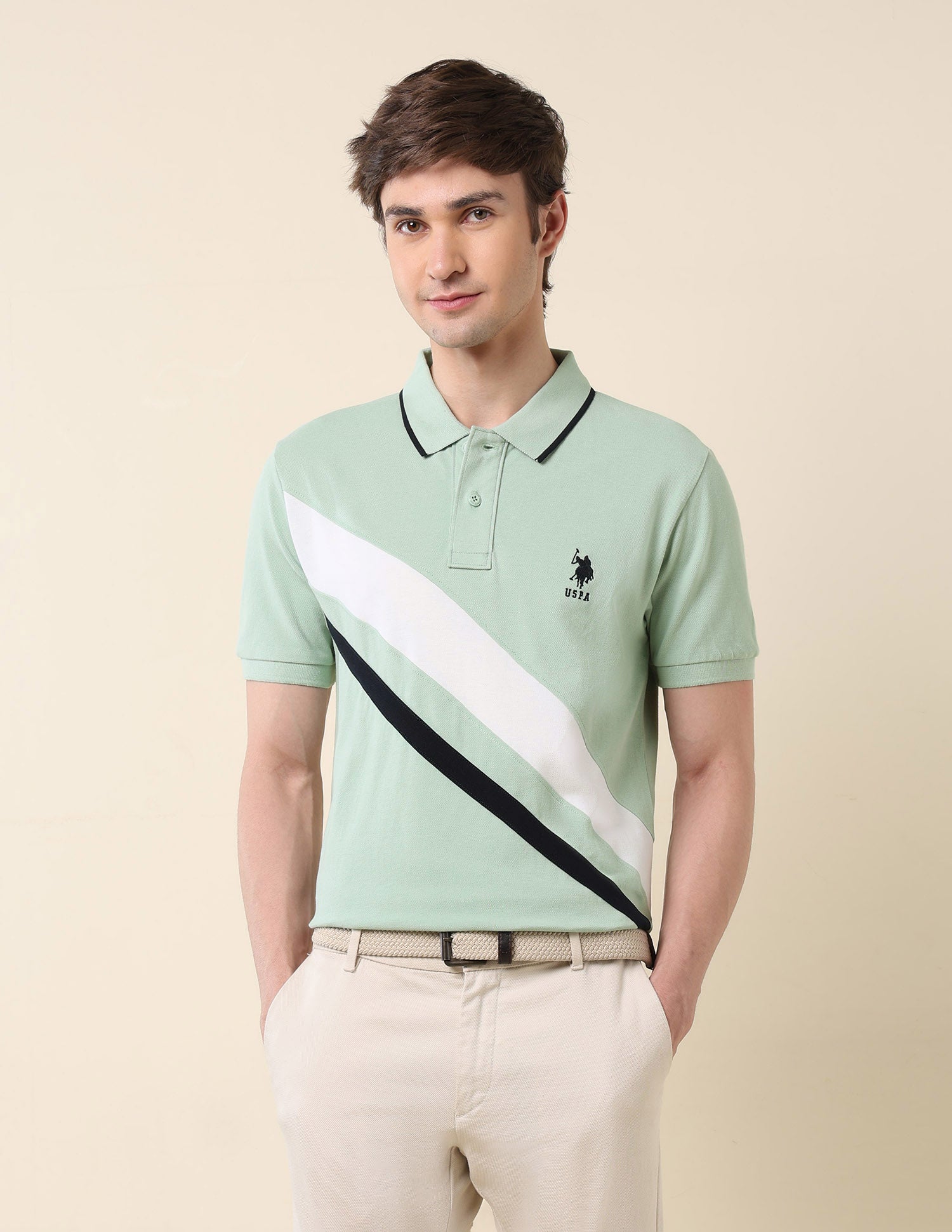 Colourblocked Classic Polo Shirt