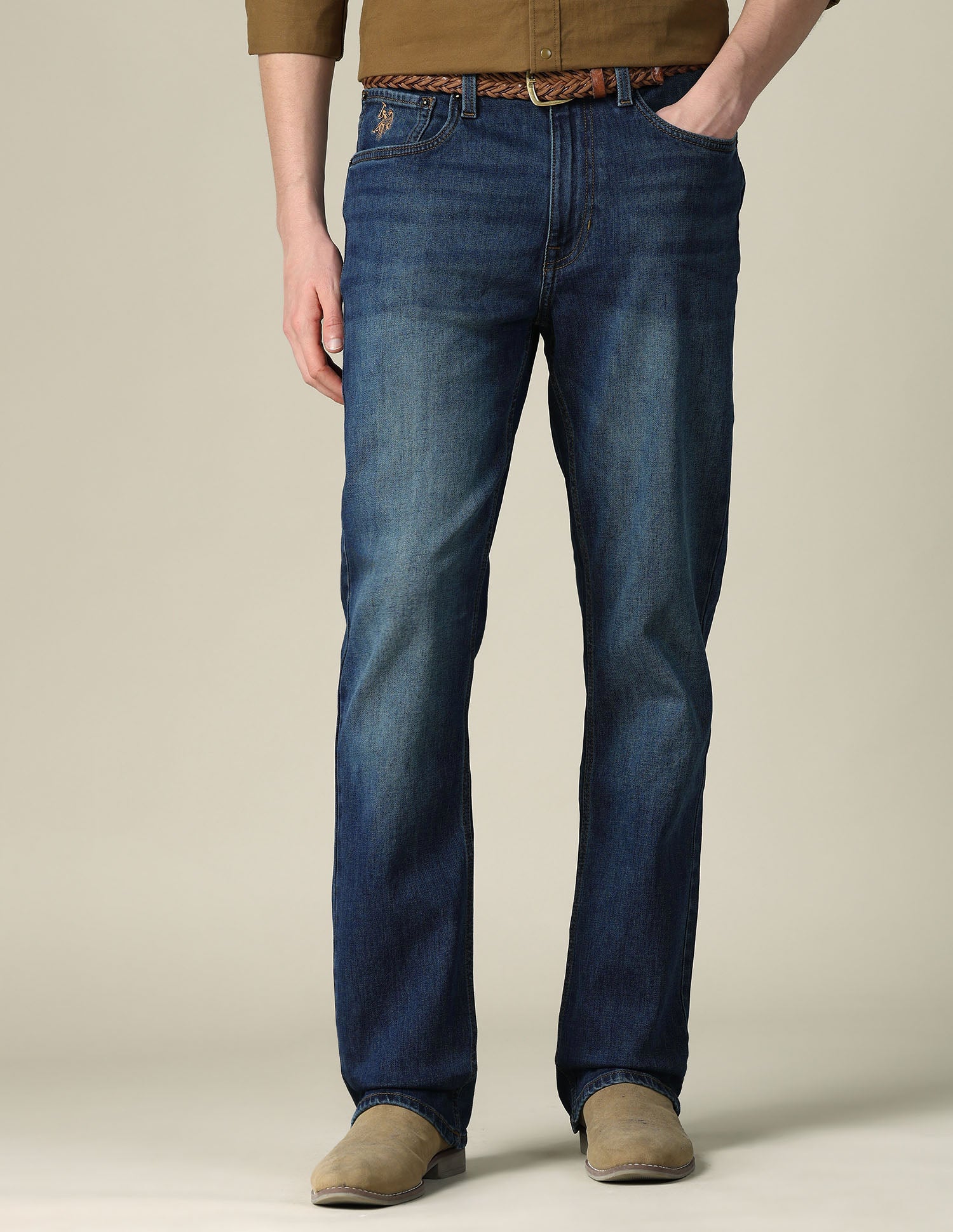Connor Bootcut Blue Jeans