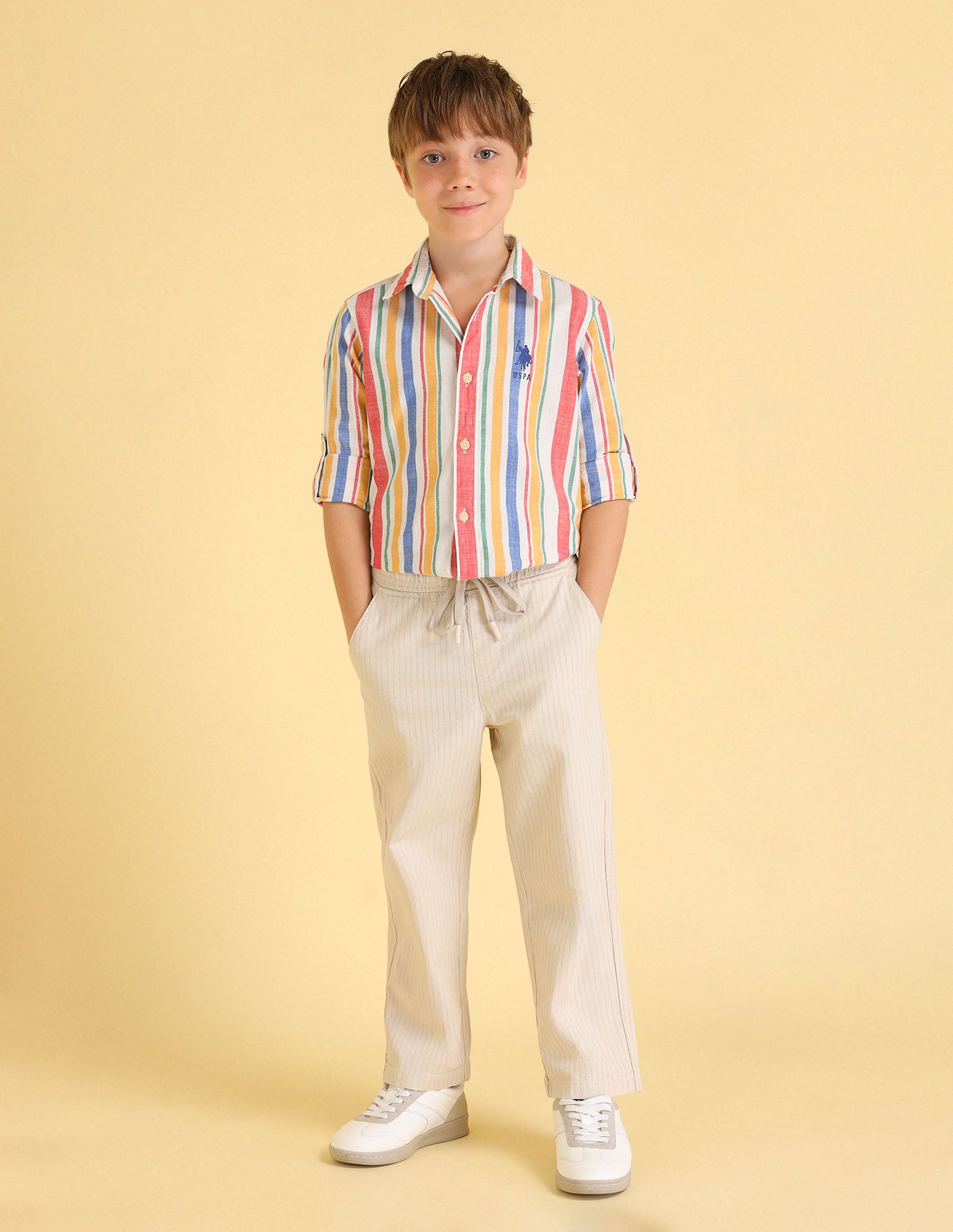 UKSHT1463 MULTI2 Boys Shirt