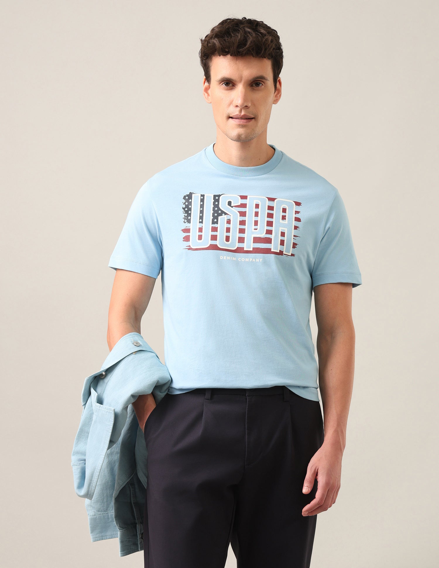 Graphic Brand Printed Regular Fit T-Shirt