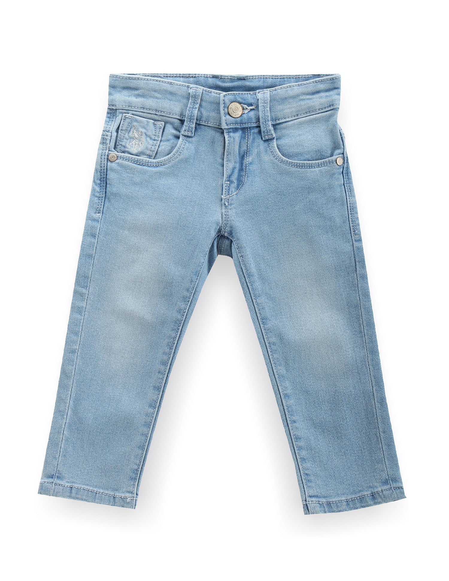 Boys Slim Fit Blue Jeans