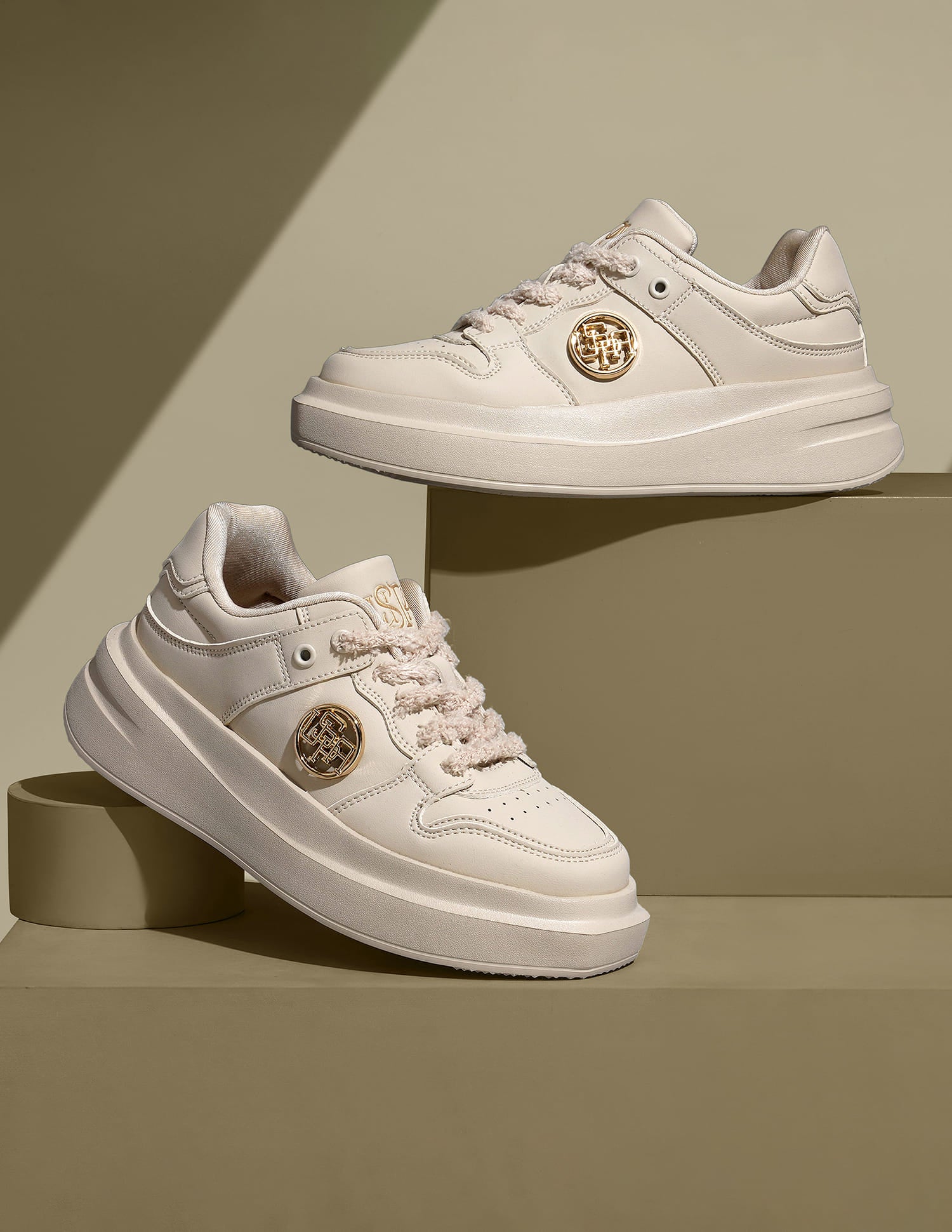 Burna Nude Light Weight Sneaker Shoes Nude - U.S. Polo Assn. India | Large