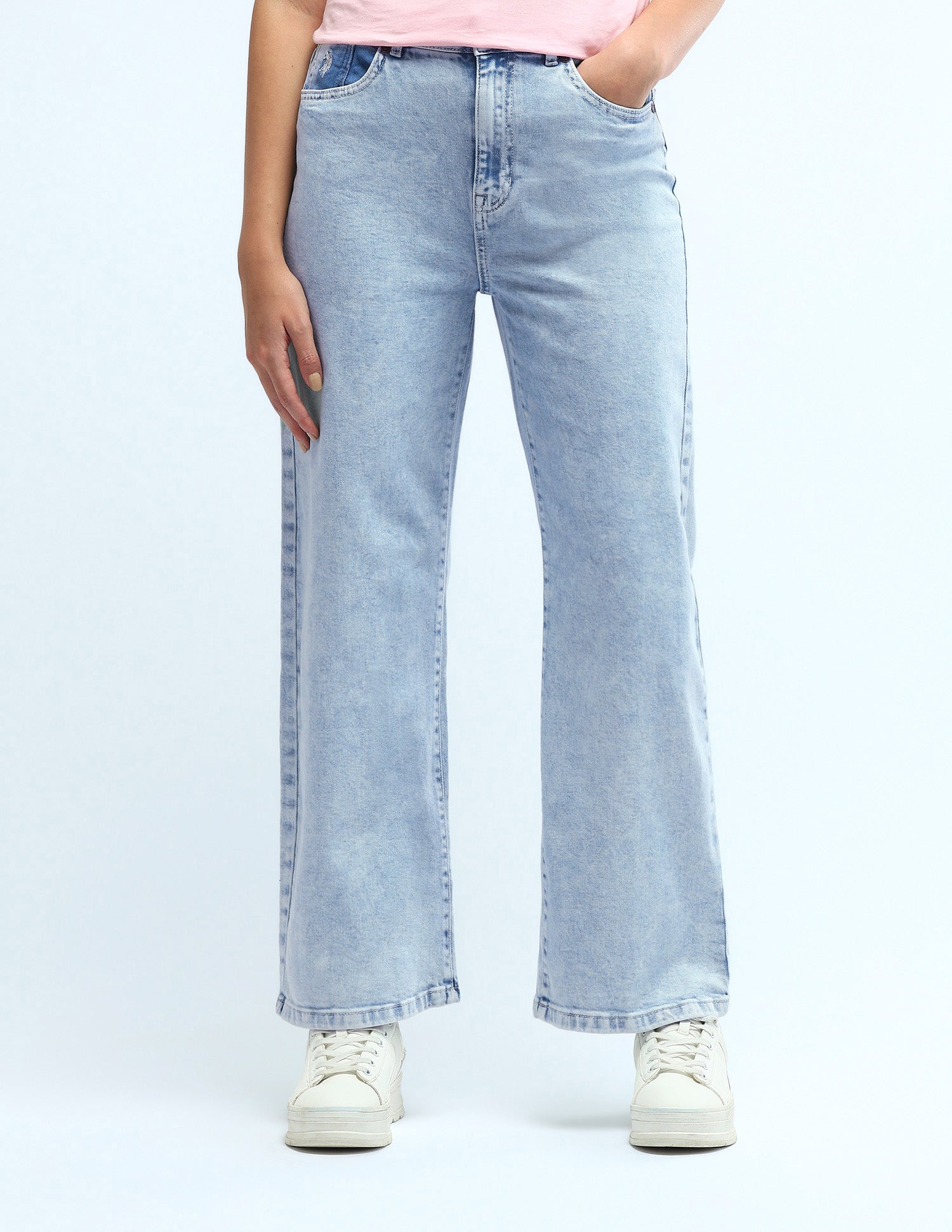 High Rise Wide Leg Jeans