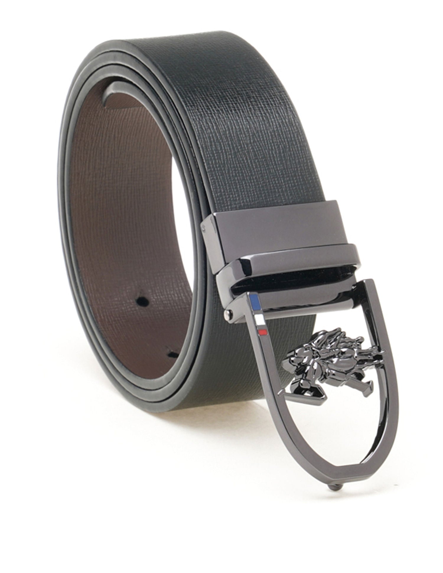 Men Leather Reversible Belt